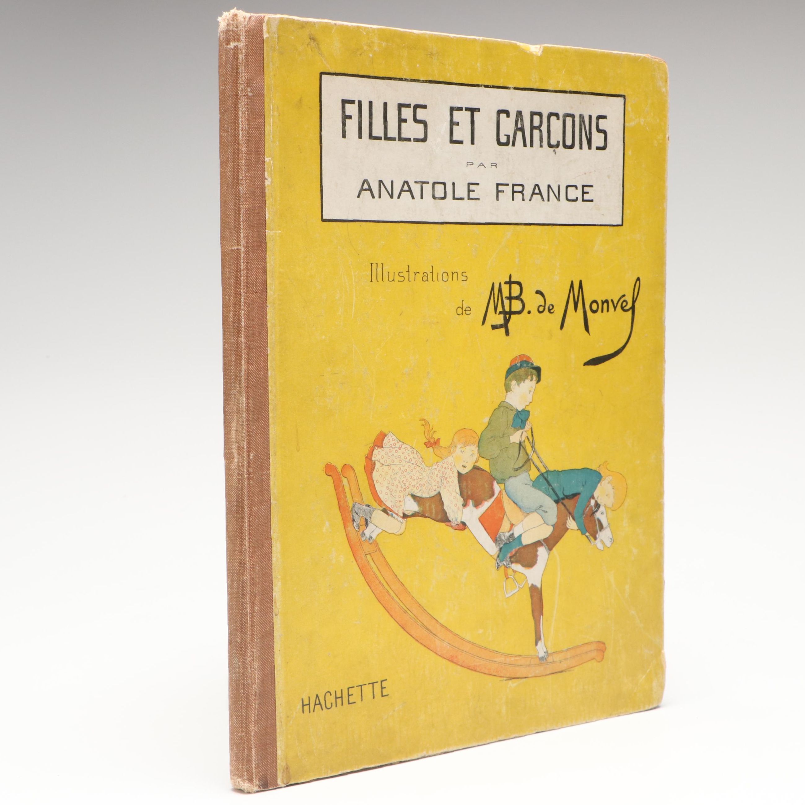 Bernard Boutet de Monvel Illustrated "Filles et garçons" by Anatole France