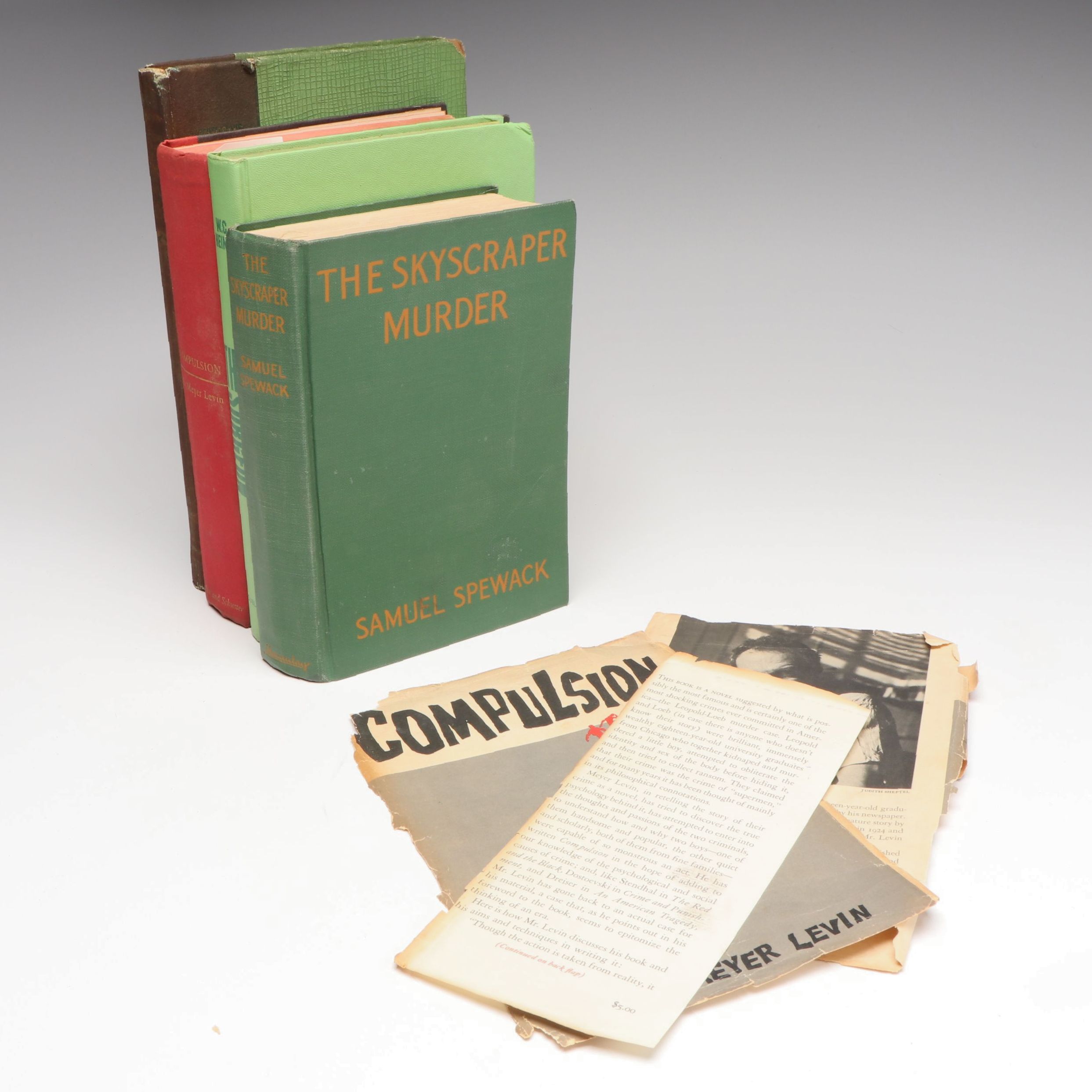 First Printing "Compulsion" by Meyer Levin and More Books