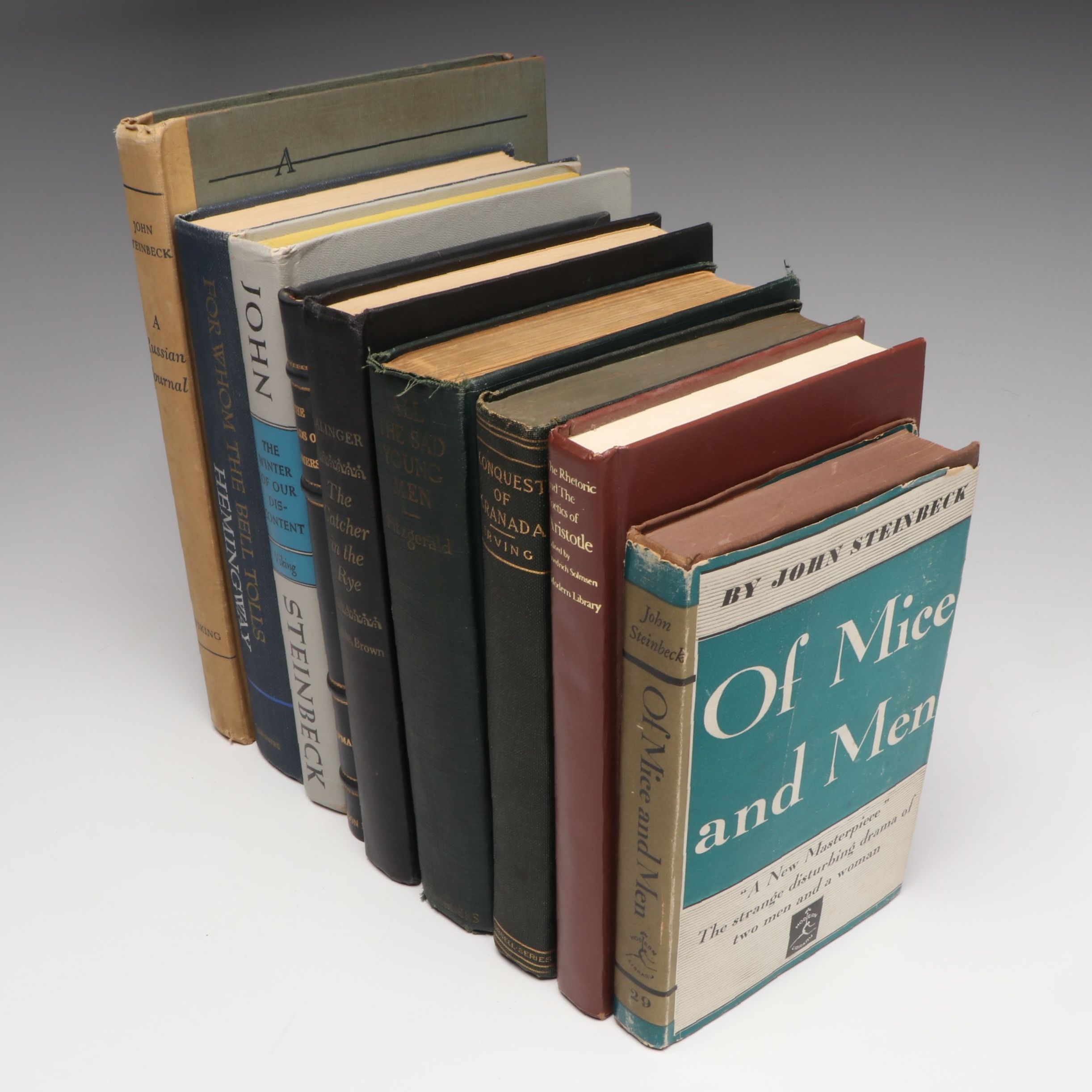 Ernest Hemingway, John Steinbeck, J. D. Salinger and More Fiction Books
