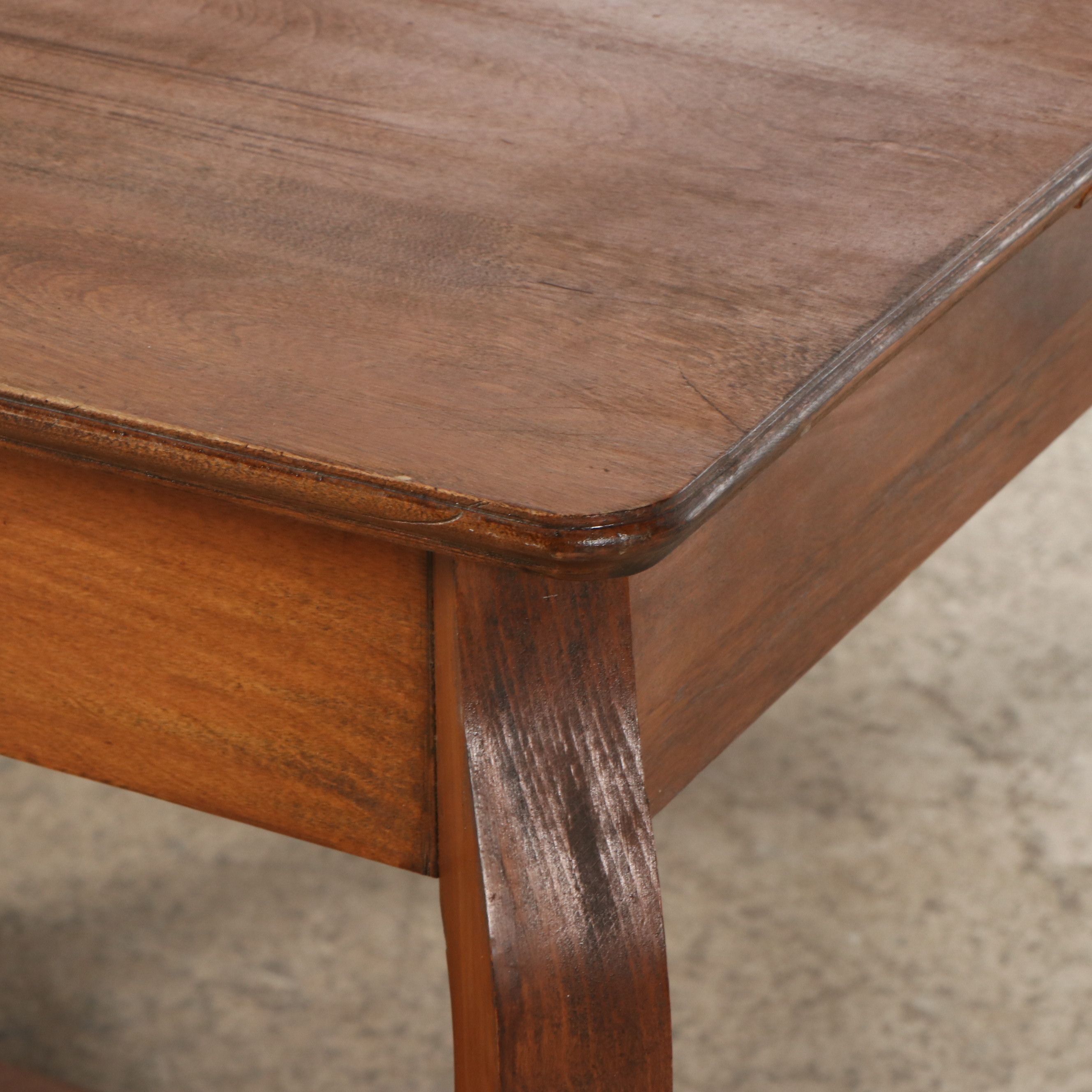 American Empire Style Birch Writing Table, Early 20th Century