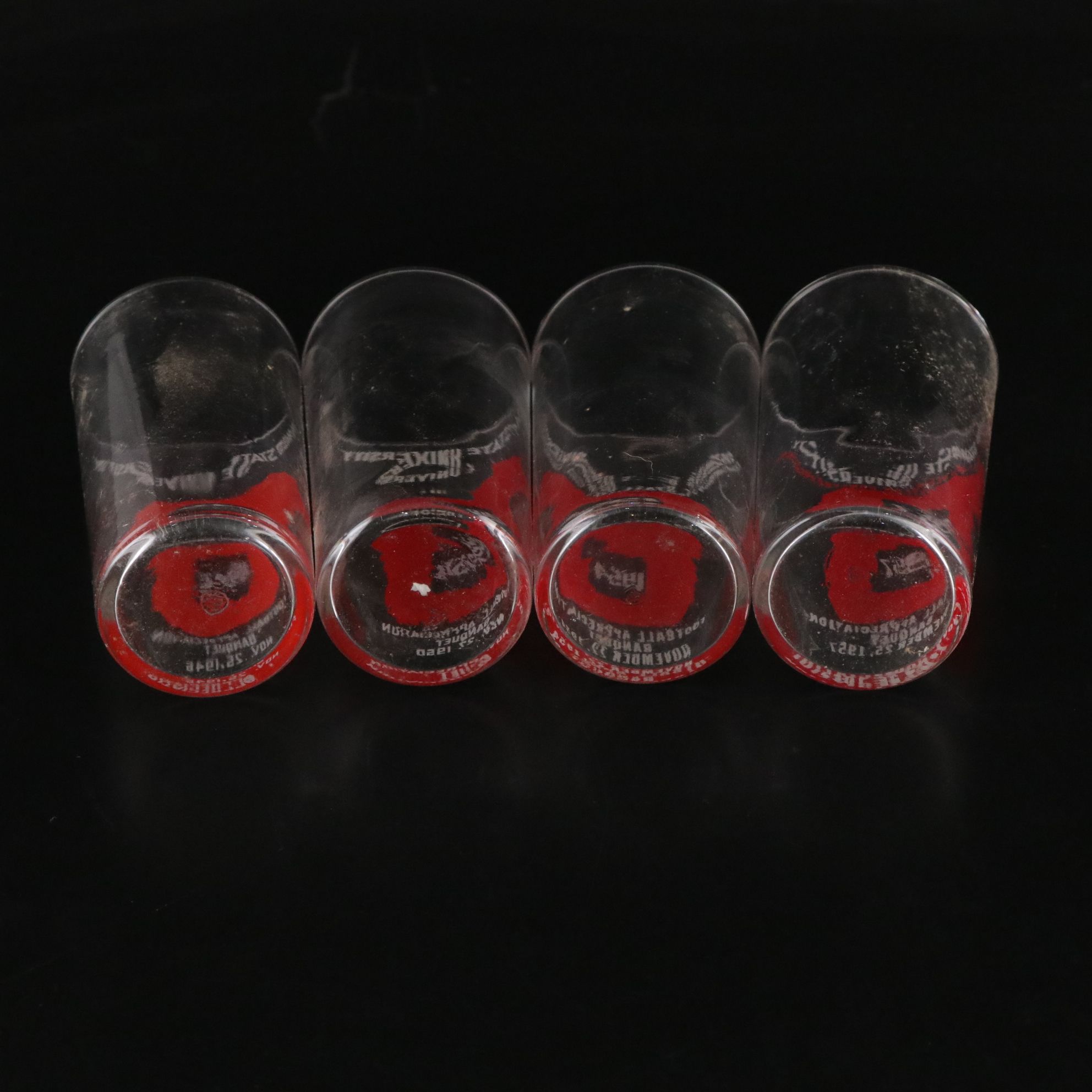 Ohio State Buckeye "Football Appreciation Banquet" Glasses
