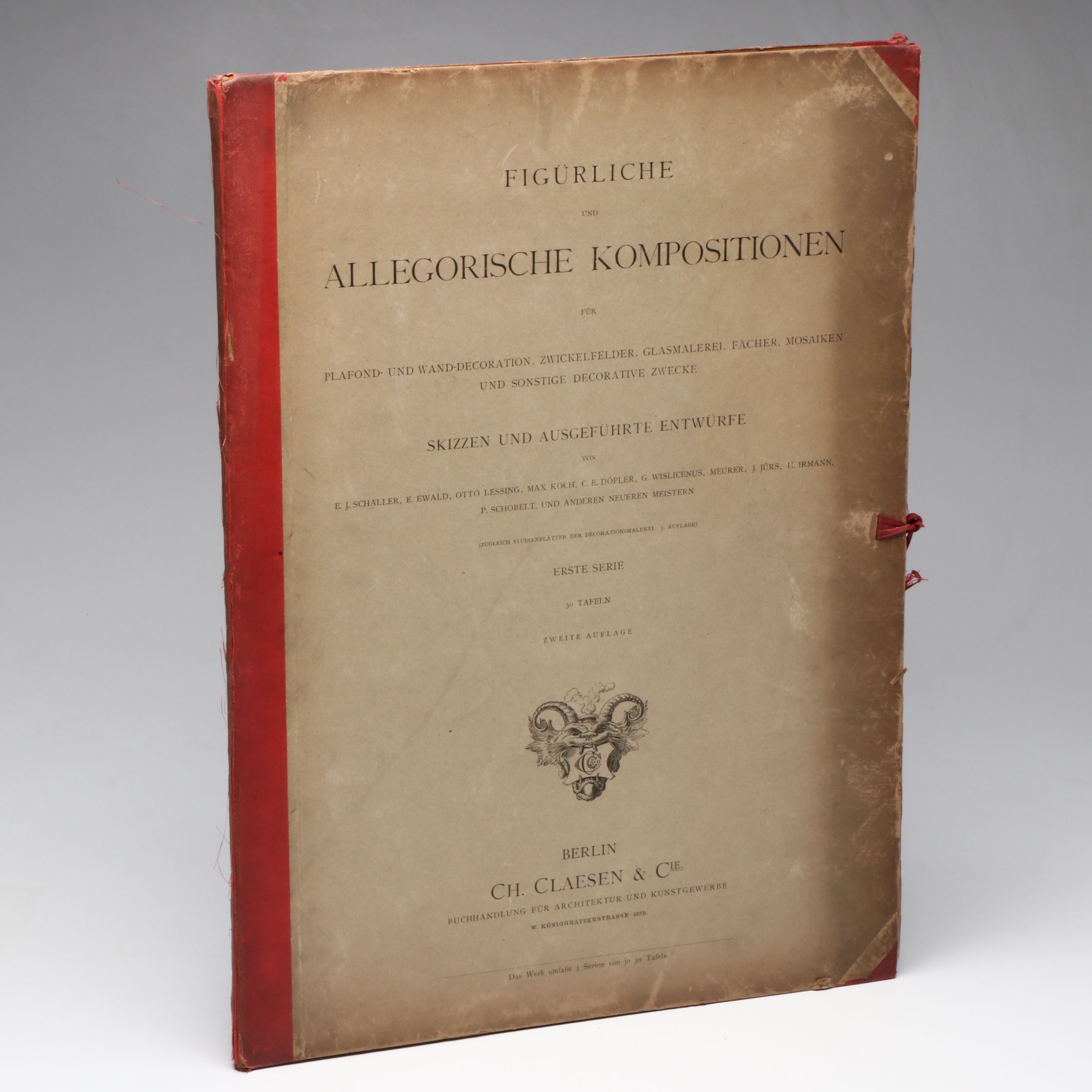 "Figürliche und allegorische Kompositionen" Folio, Late 19th Century