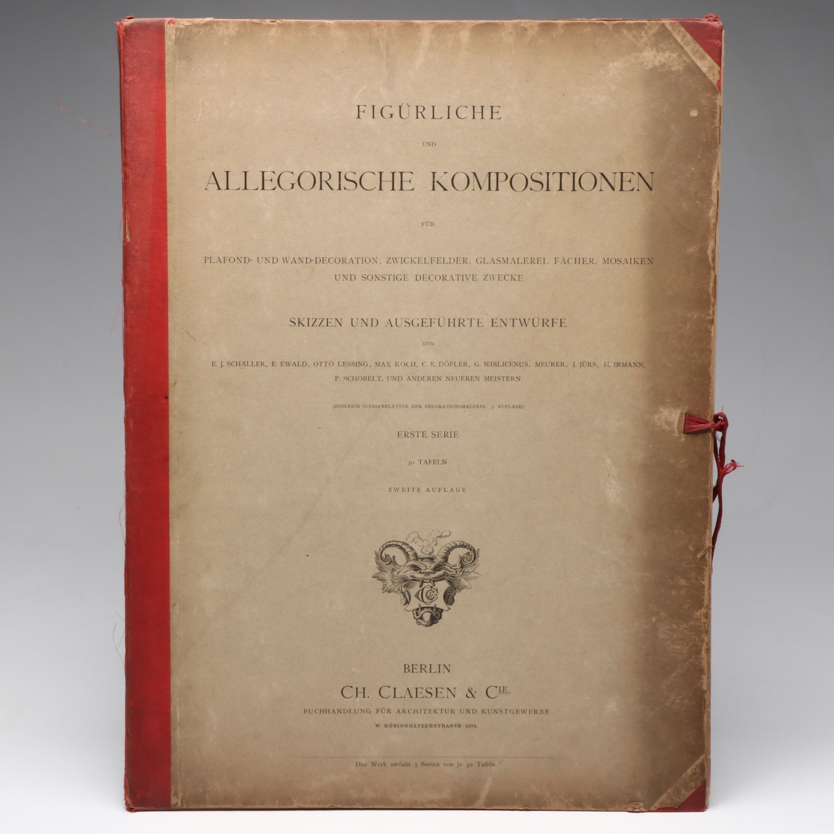 "Figürliche und allegorische Kompositionen" Folio, Late 19th Century