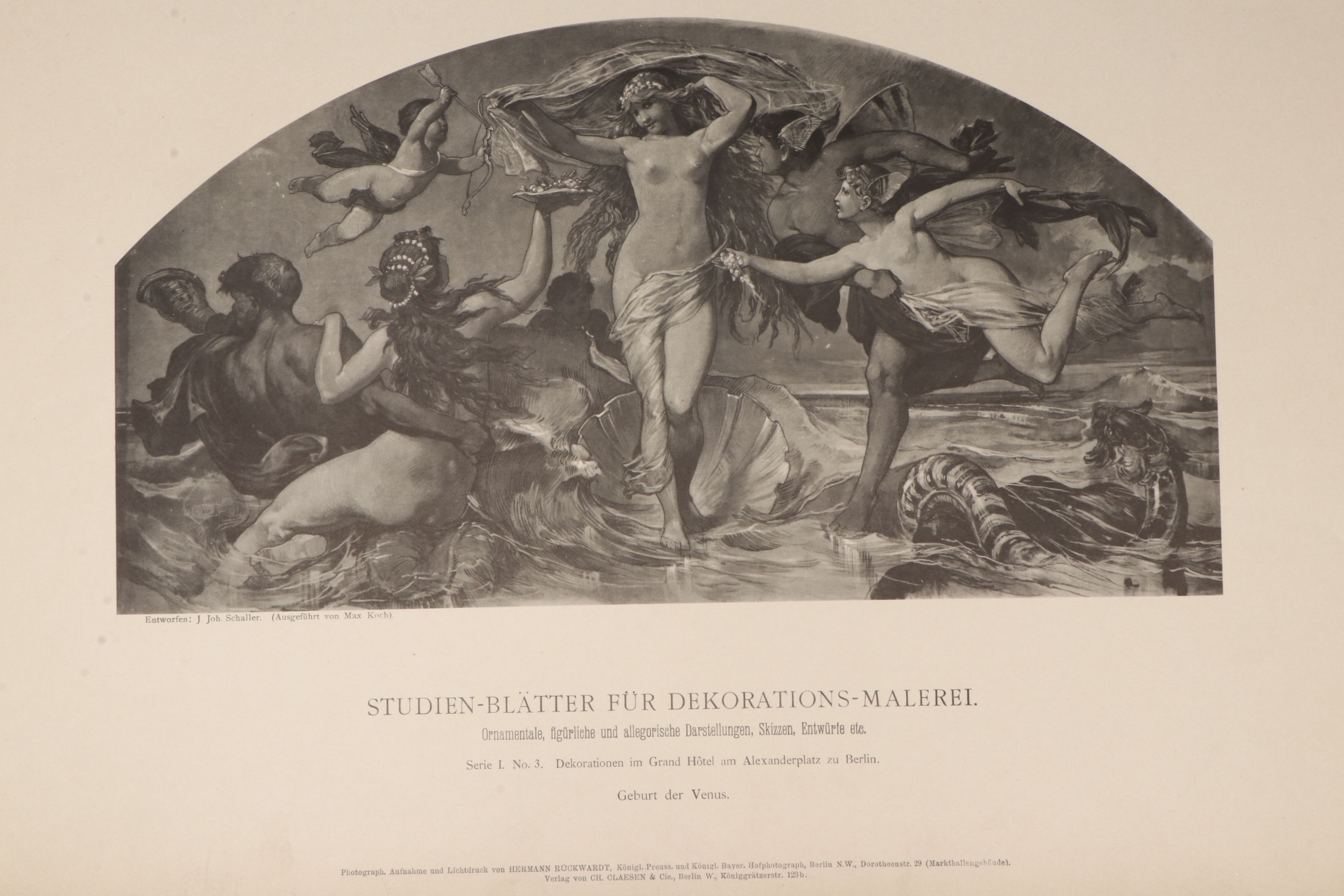 "Figürliche und allegorische Kompositionen" Folio, Late 19th Century