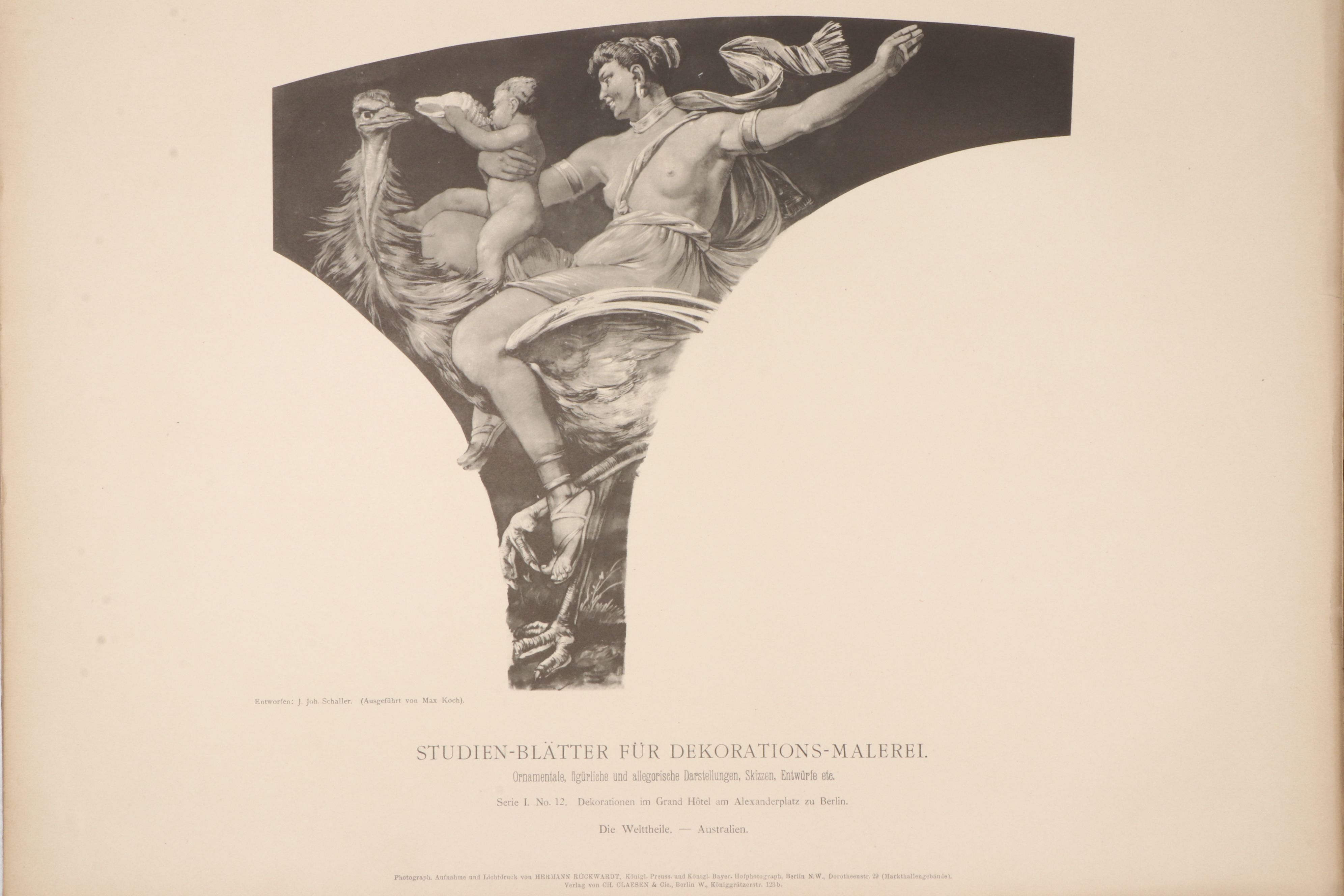 "Figürliche und allegorische Kompositionen" Folio, Late 19th Century