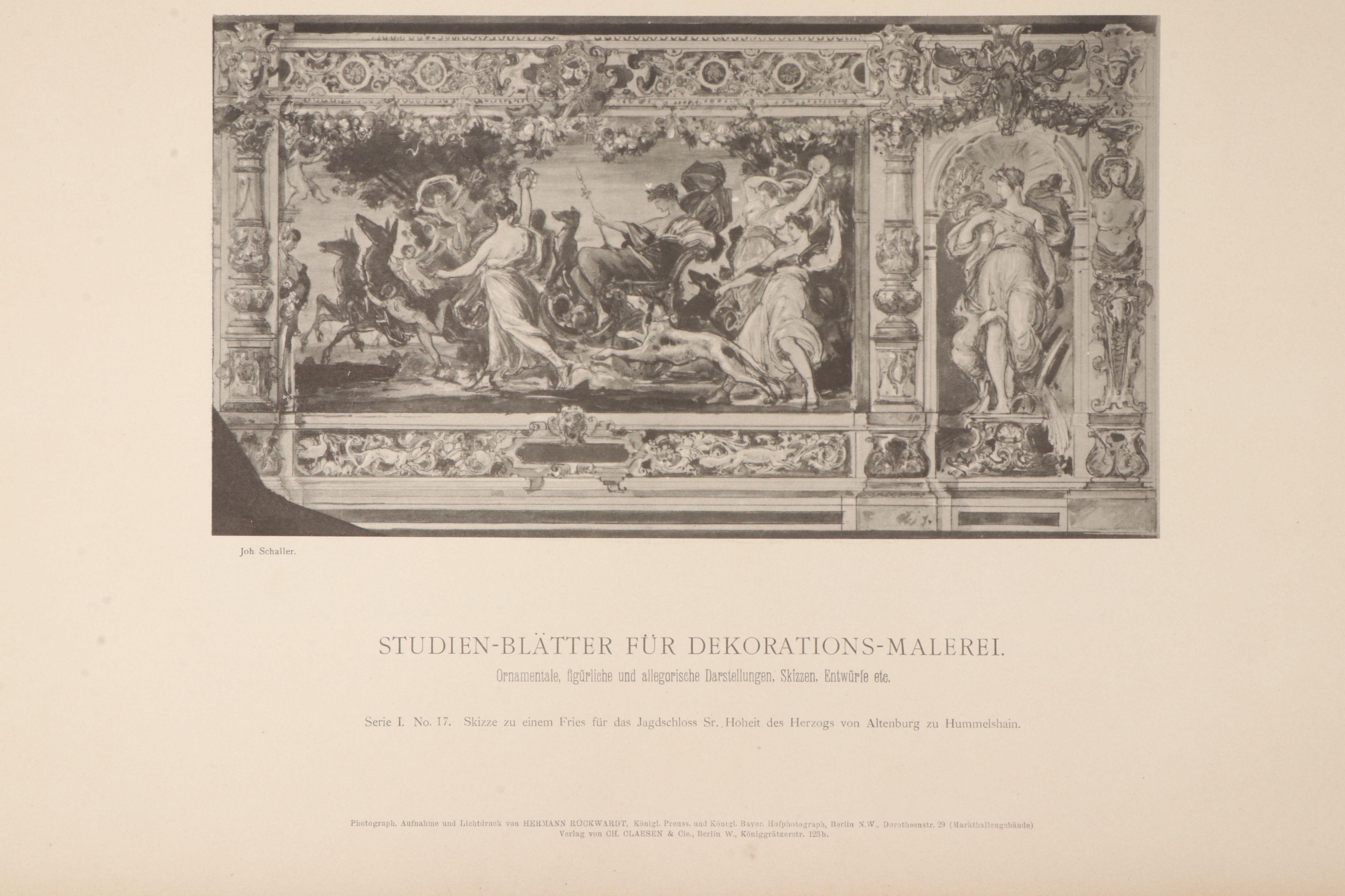 "Figürliche und allegorische Kompositionen" Folio, Late 19th Century