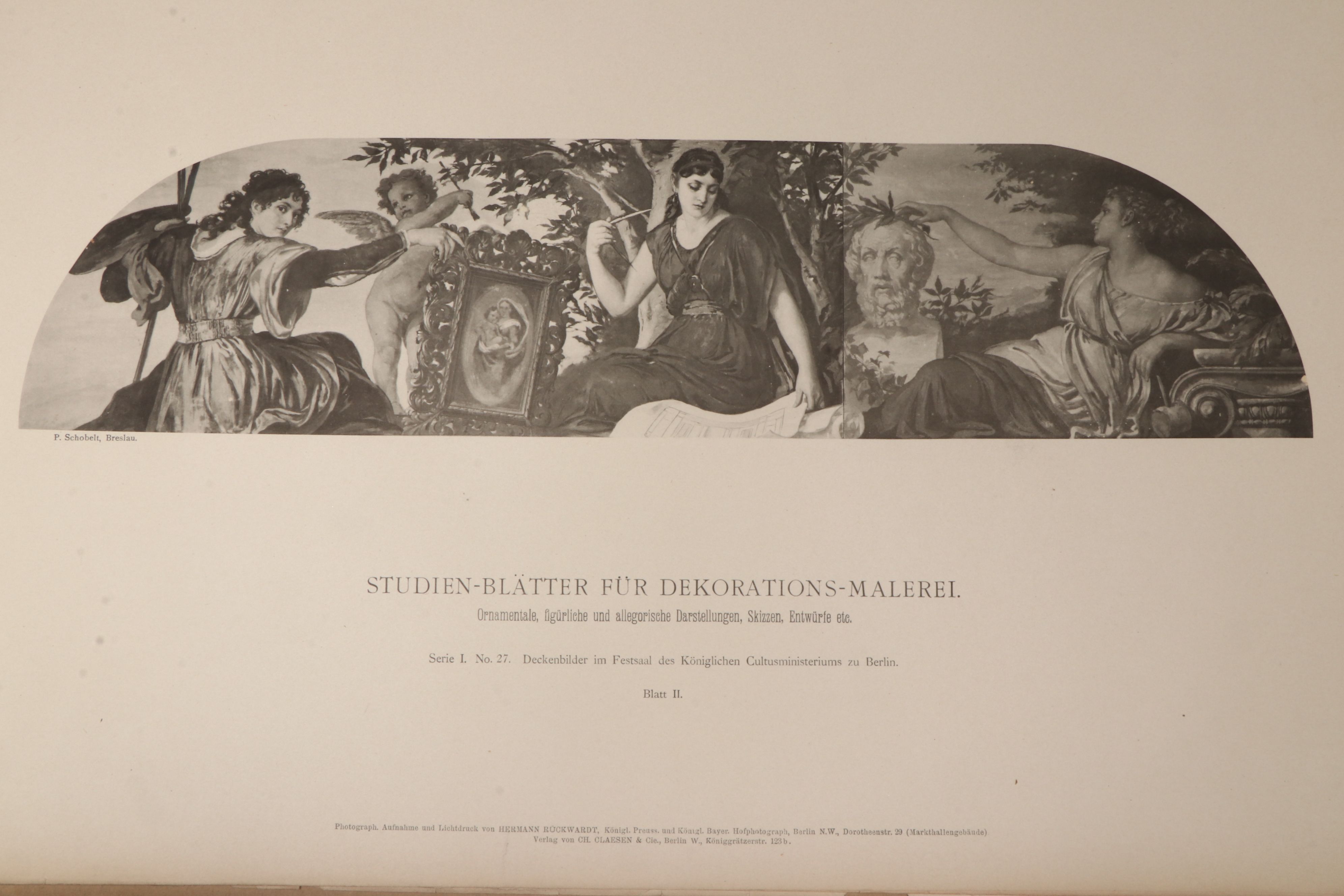 "Figürliche und allegorische Kompositionen" Folio, Late 19th Century