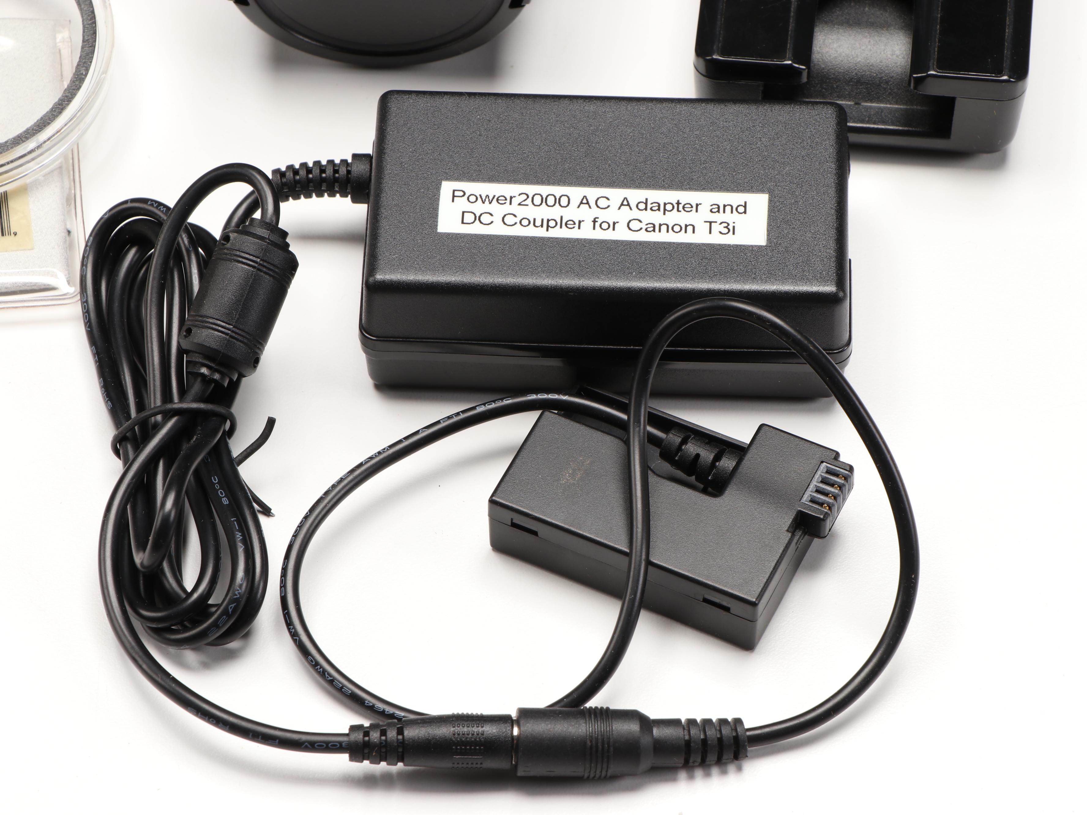 Canon EOS Rebel T3i DSLR Camera with Tarmac Camera Bag and Other Accessories