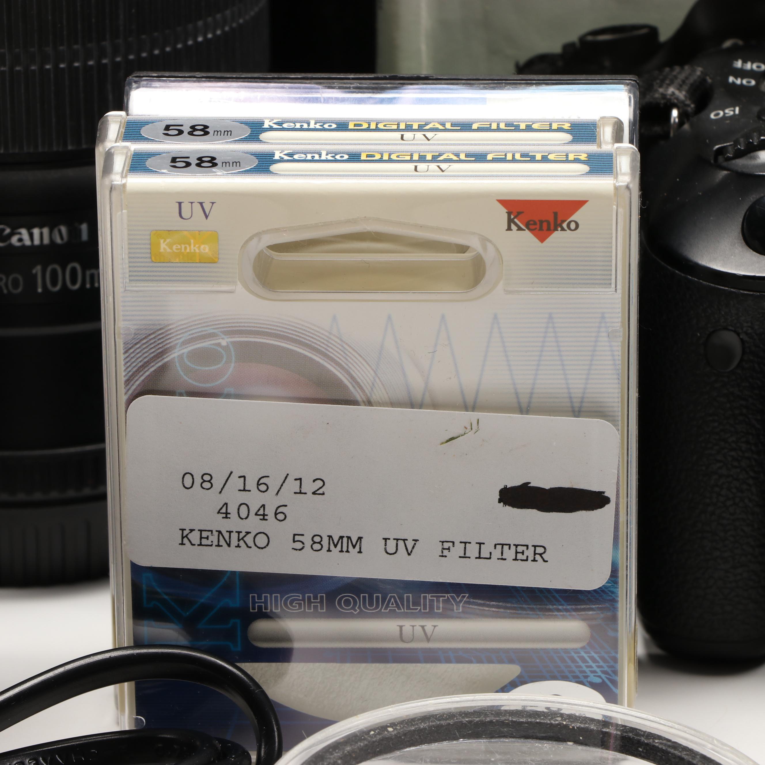 Canon EOS Rebel T3i DSLR Camera with Tarmac Camera Bag and Other Accessories