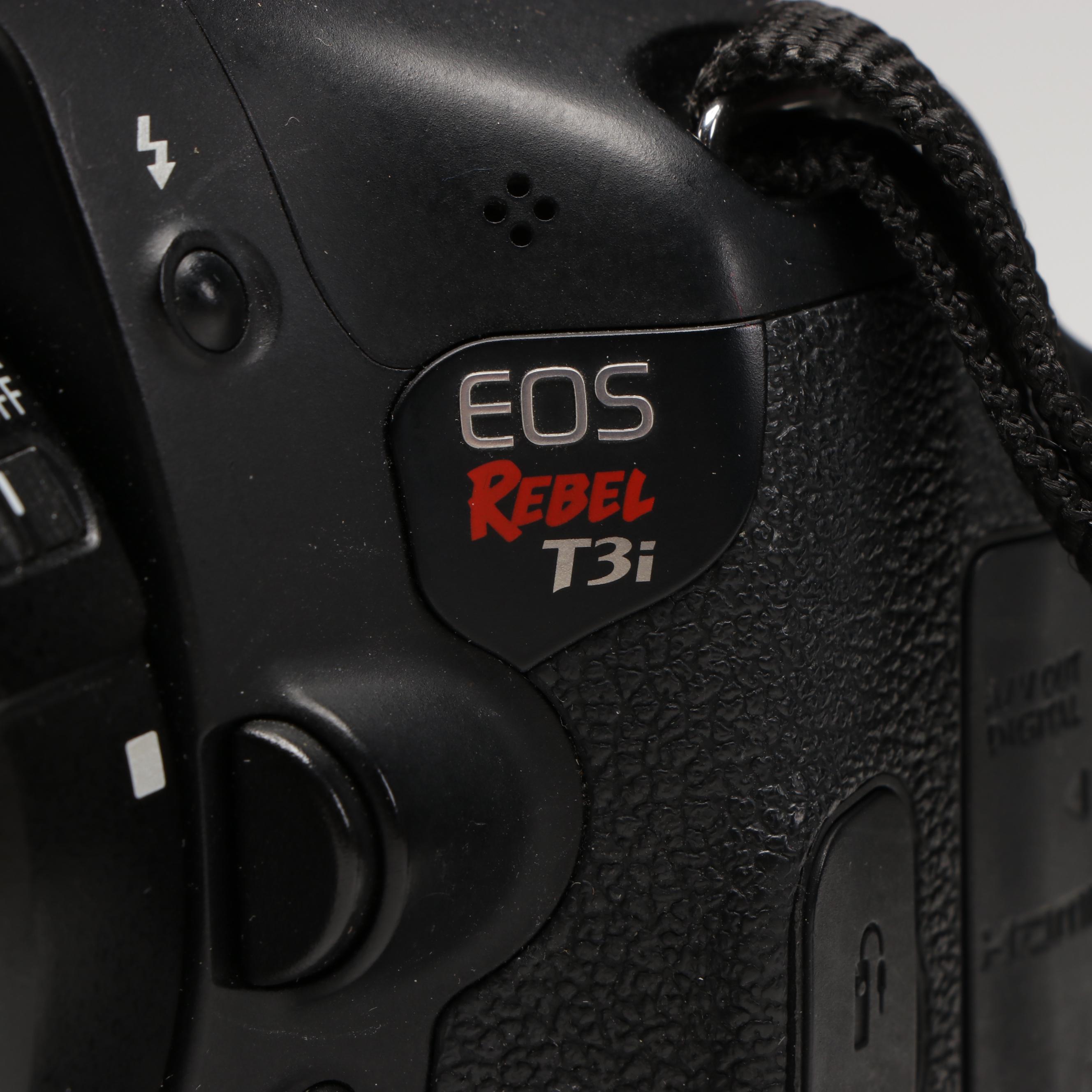 Canon EOS Rebel T3i DSLR Camera with Tarmac Camera Bag and Other Accessories