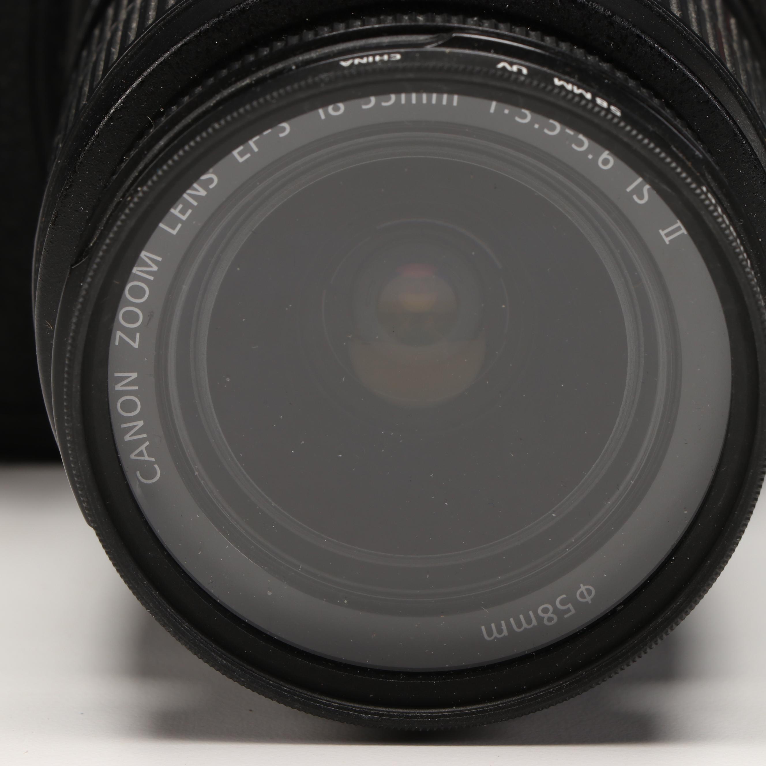 Canon EOS Rebel T3i DSLR Camera with Tarmac Camera Bag and Other Accessories