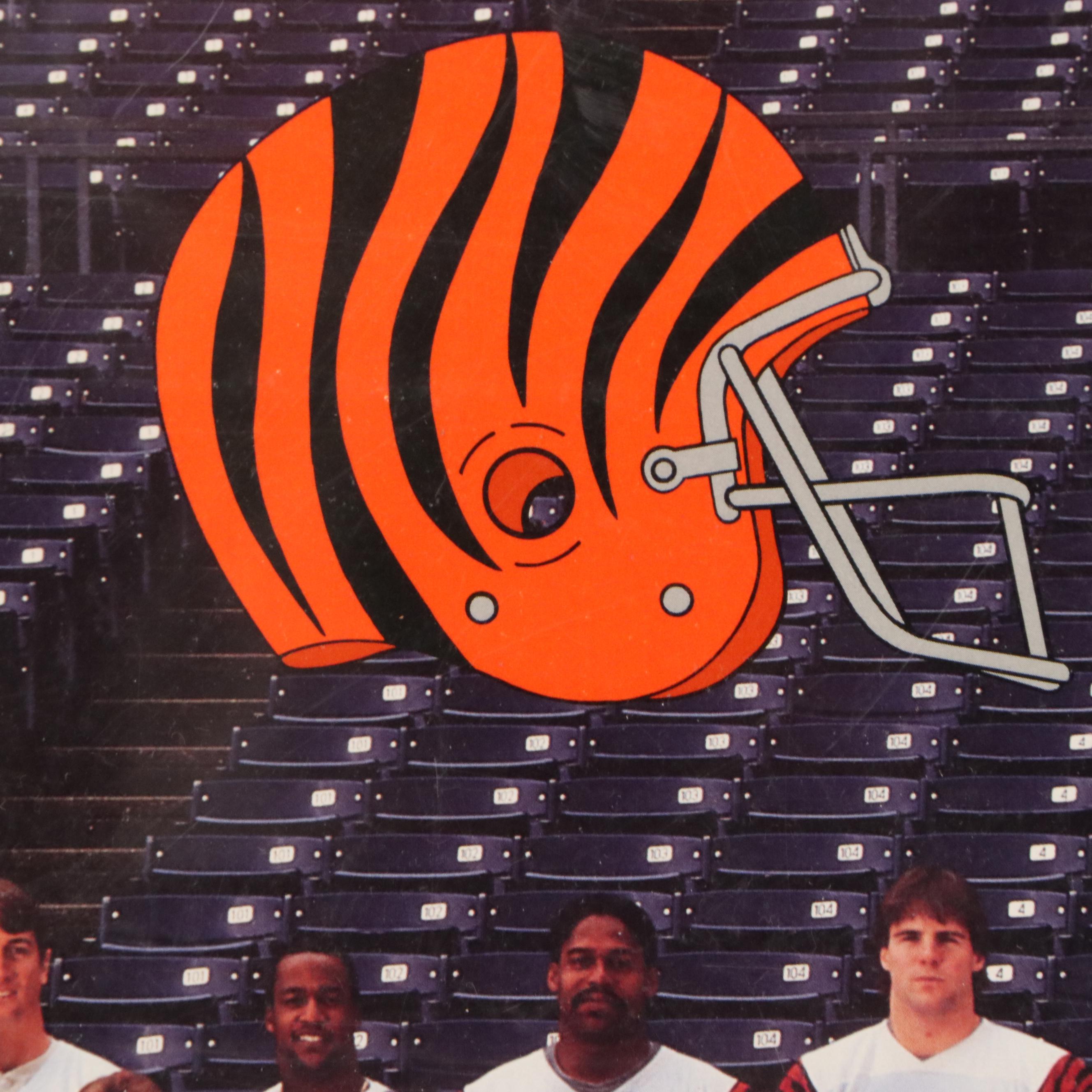 Cincinnati Bengals Commemorative Offset Lithograph, 1988