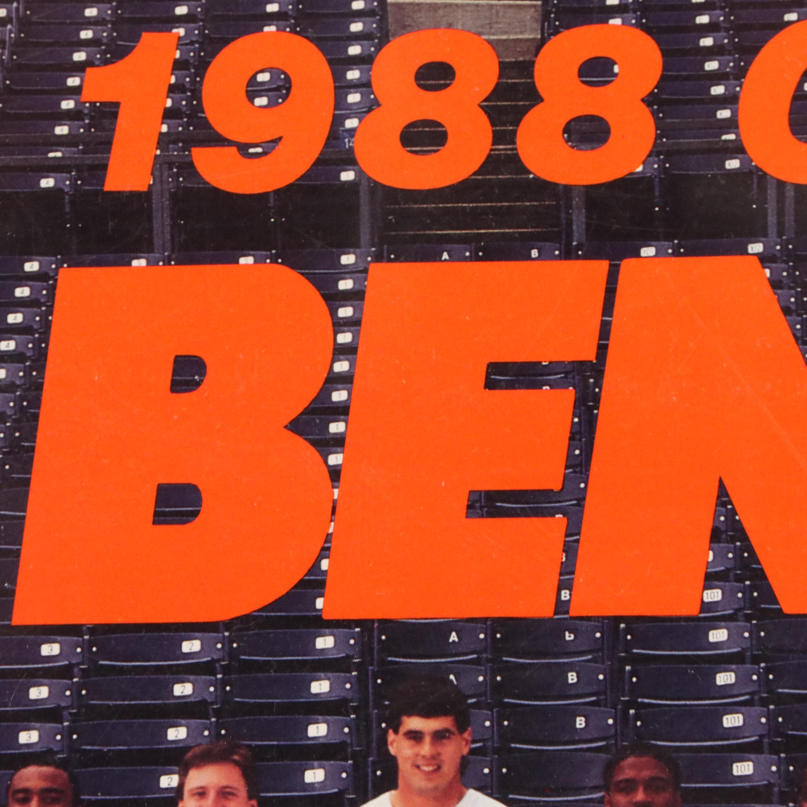 Cincinnati Bengals Commemorative Offset Lithograph, 1988