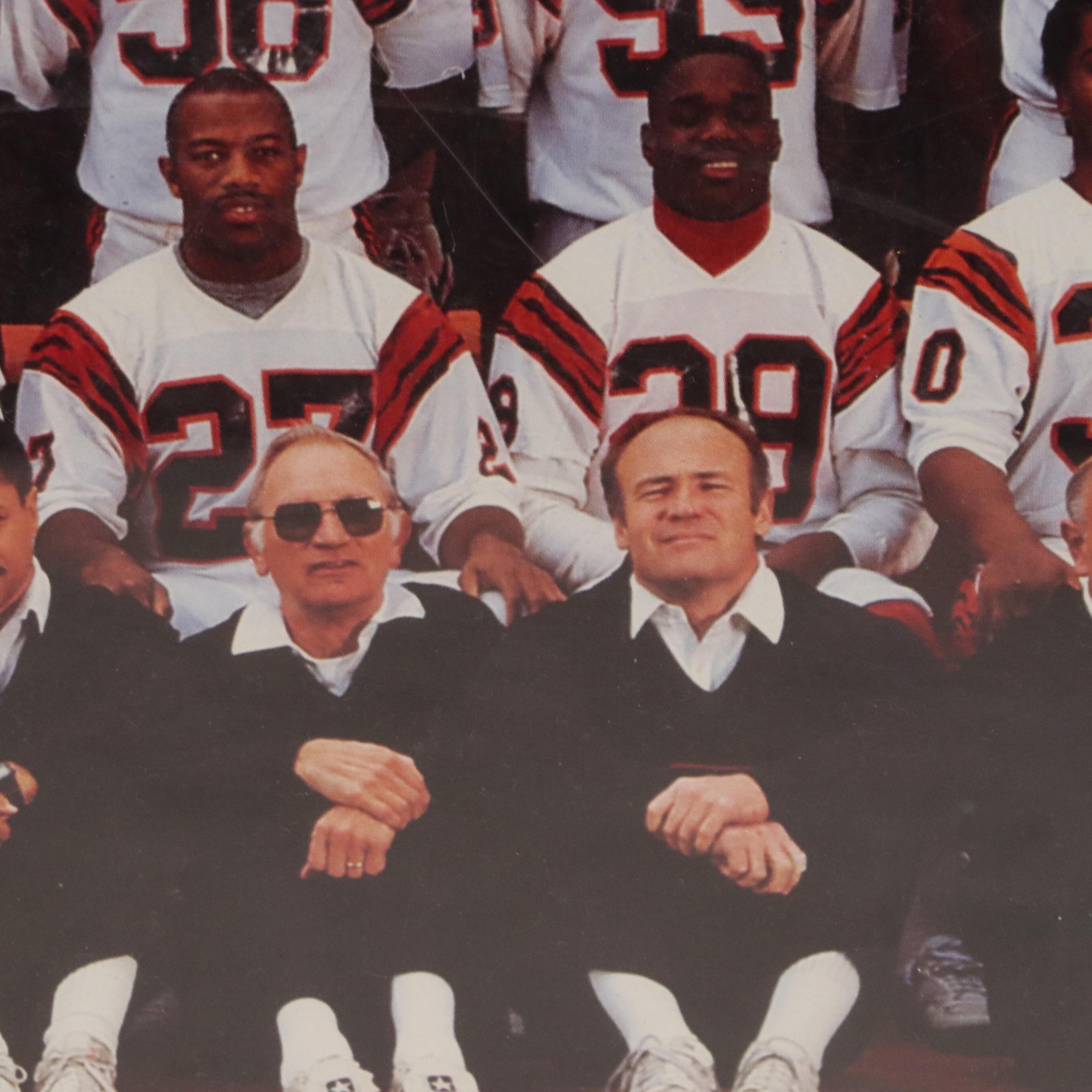 Cincinnati Bengals Commemorative Offset Lithograph, 1988