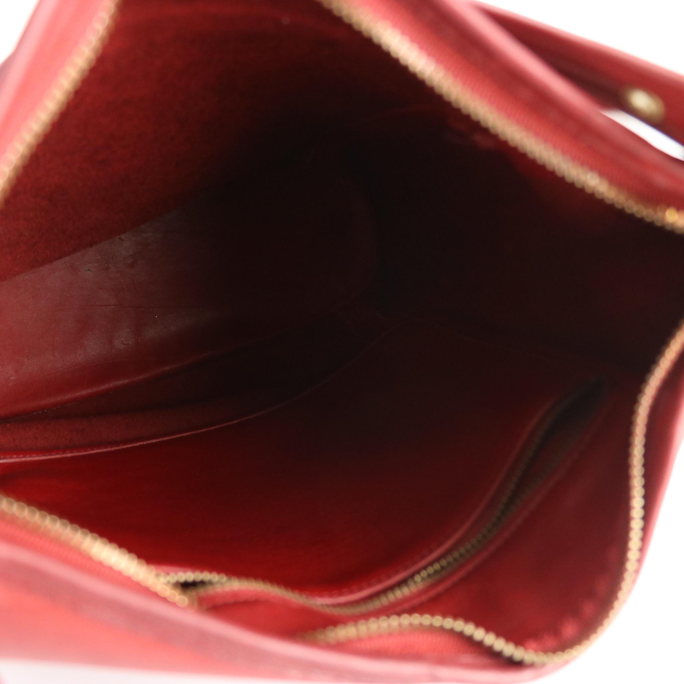 Coach Vintage Red Leather Classic Slim Duffle Sac & Brown Soho Bucket Sling Bag