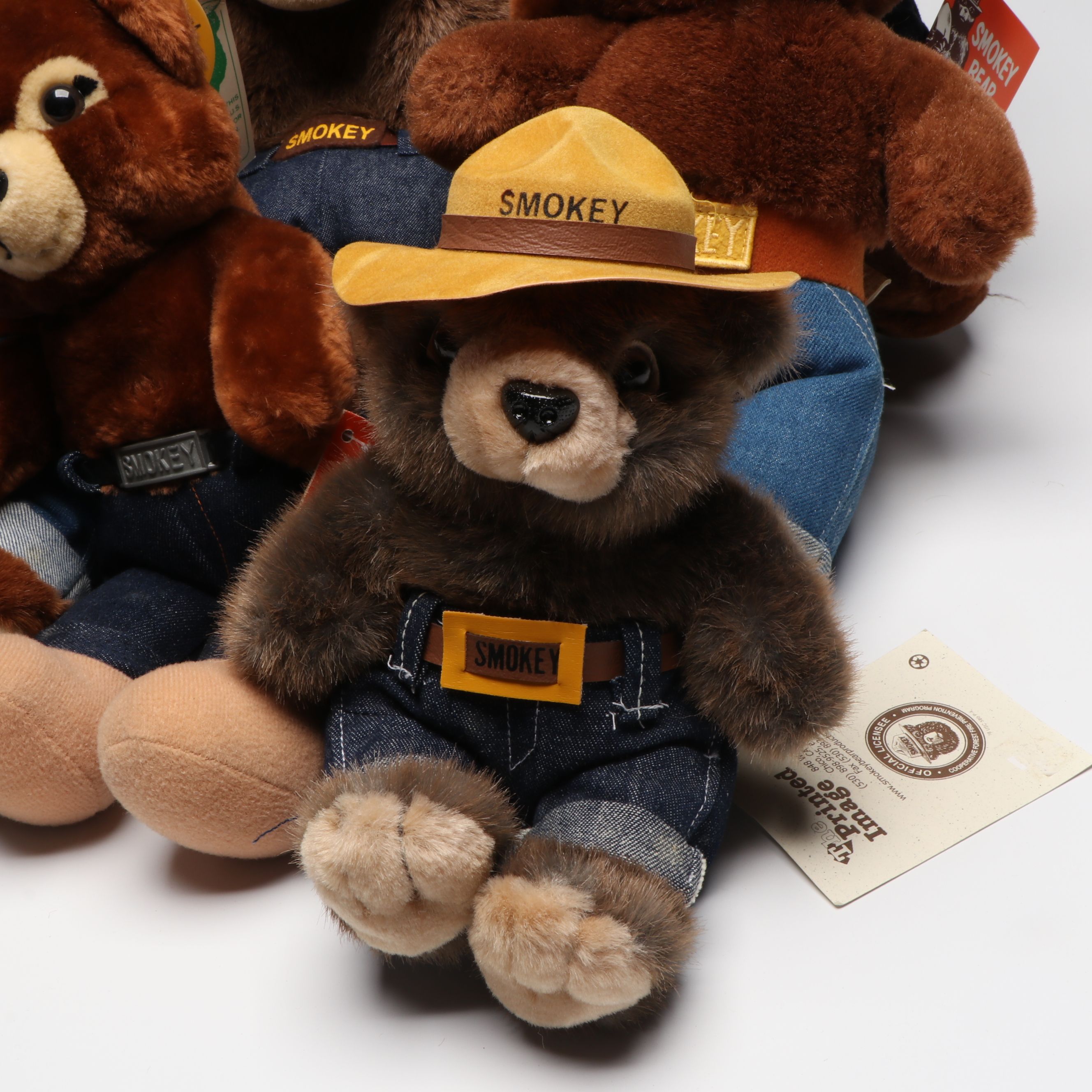 R.  Dakin & Co. with Other Smokey the Bear Stuffed Toys