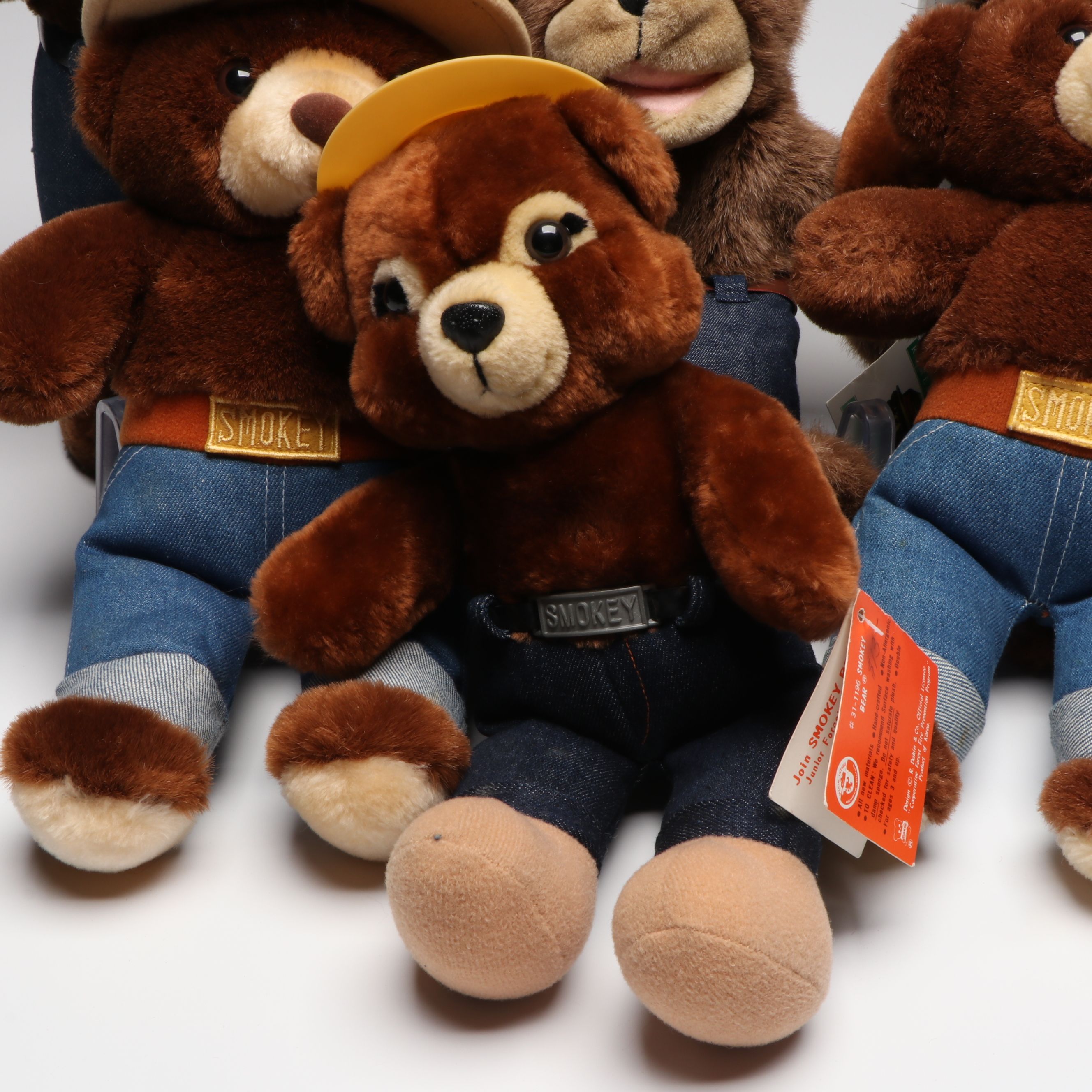 R.  Dakin & Co. with Other Smokey the Bear Stuffed Toys