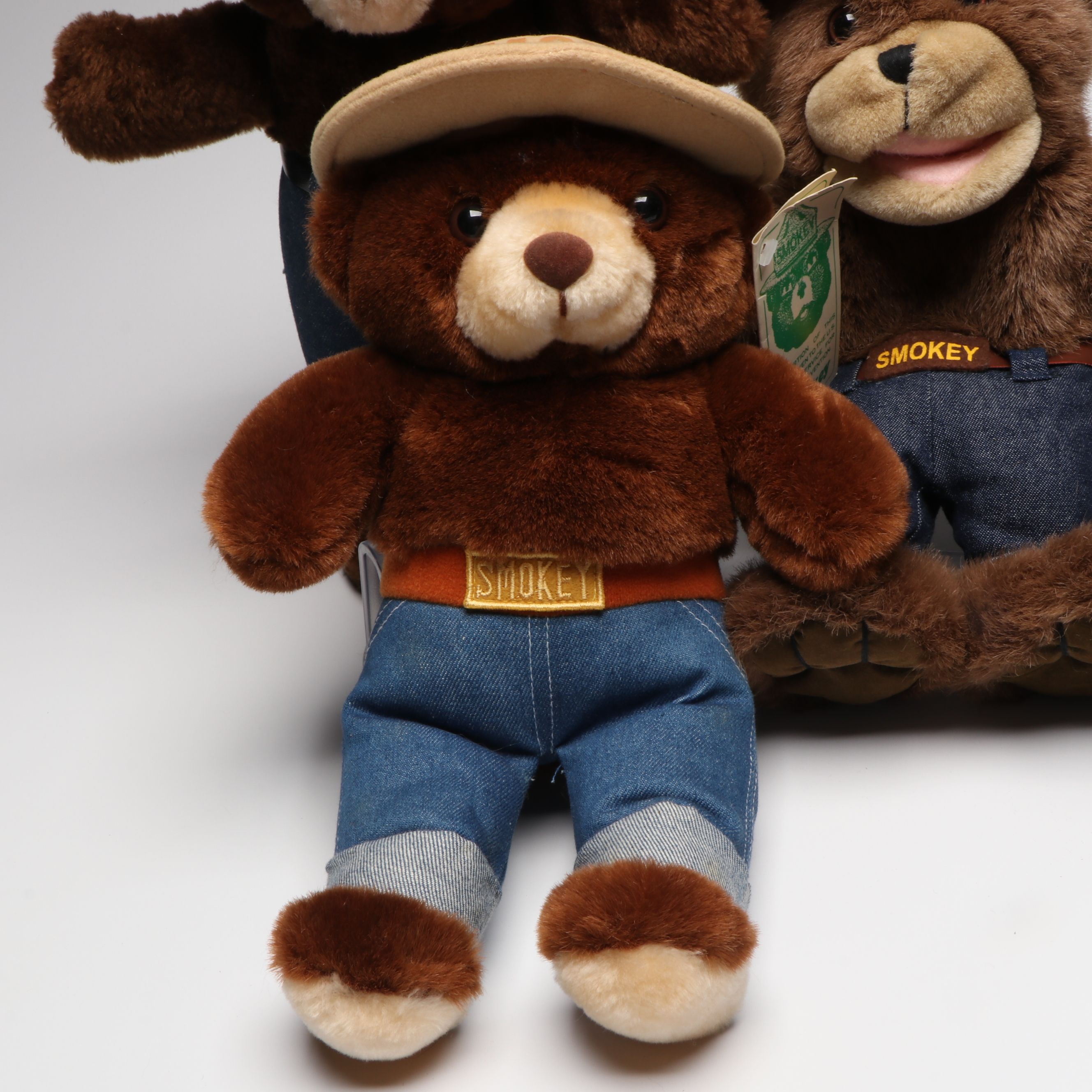 R.  Dakin & Co. with Other Smokey the Bear Stuffed Toys