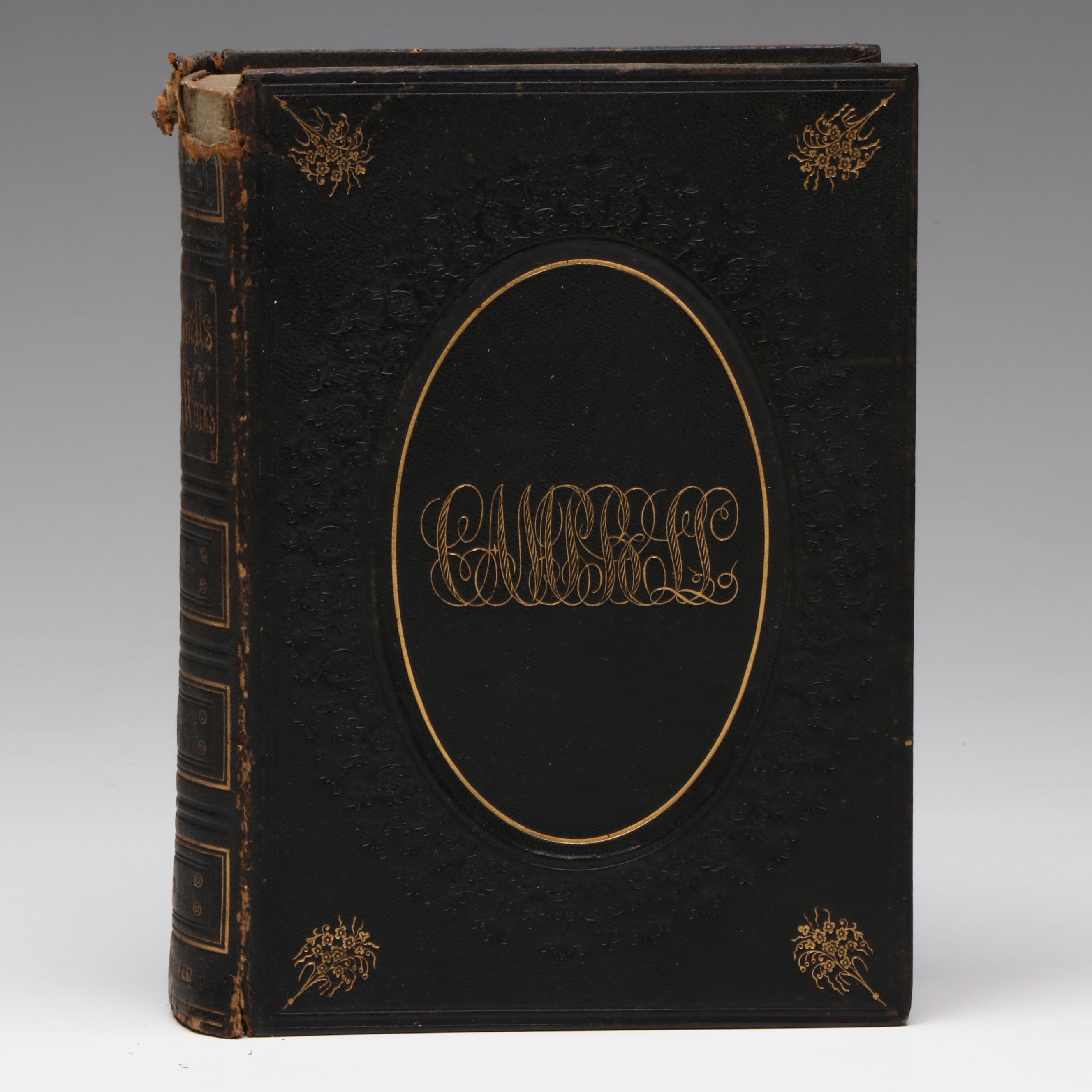 Leather Bound "Poetical Works of Thomas Campbell," Mid-19th Century