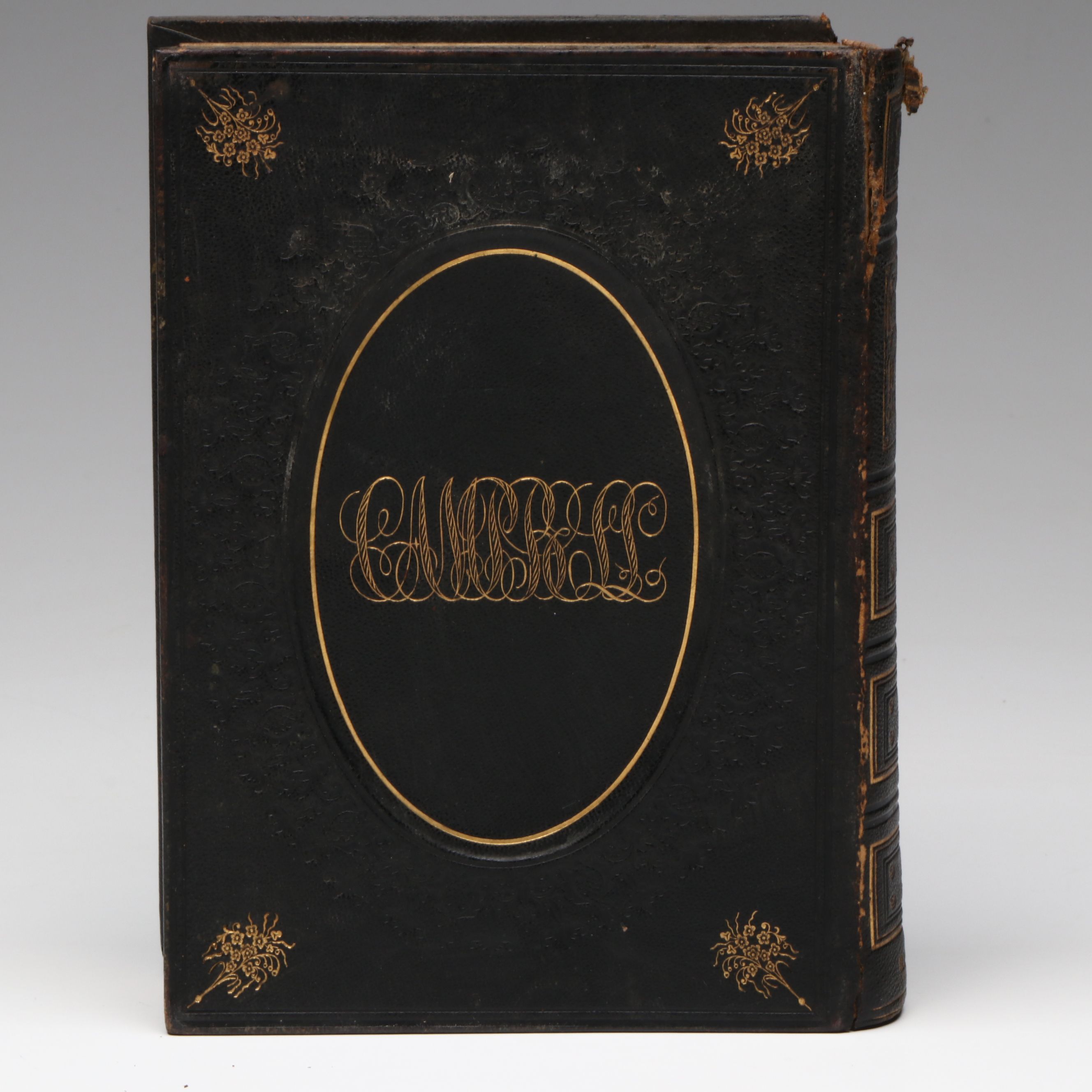 Leather Bound "Poetical Works of Thomas Campbell," Mid-19th Century