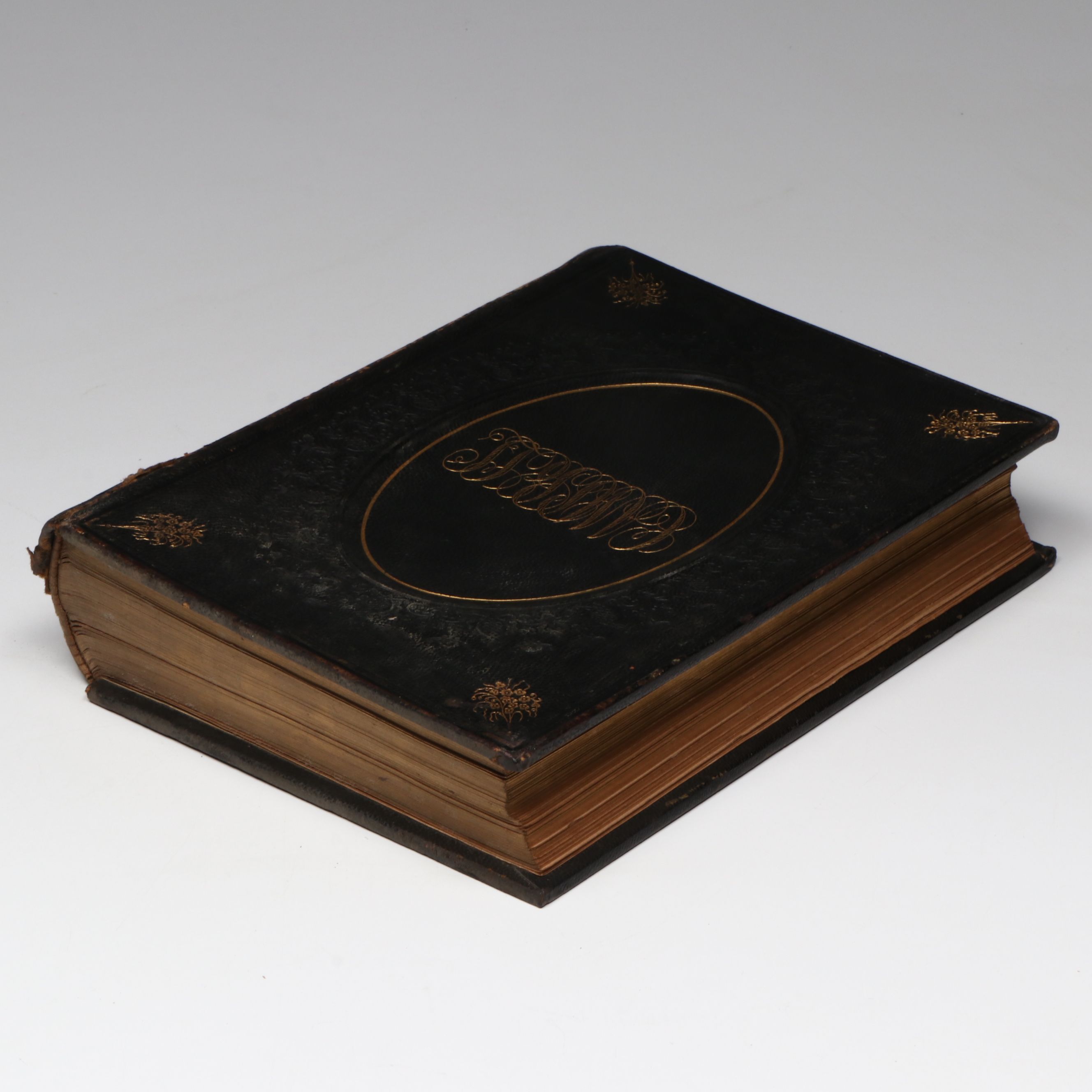 Leather Bound "Poetical Works of Thomas Campbell," Mid-19th Century