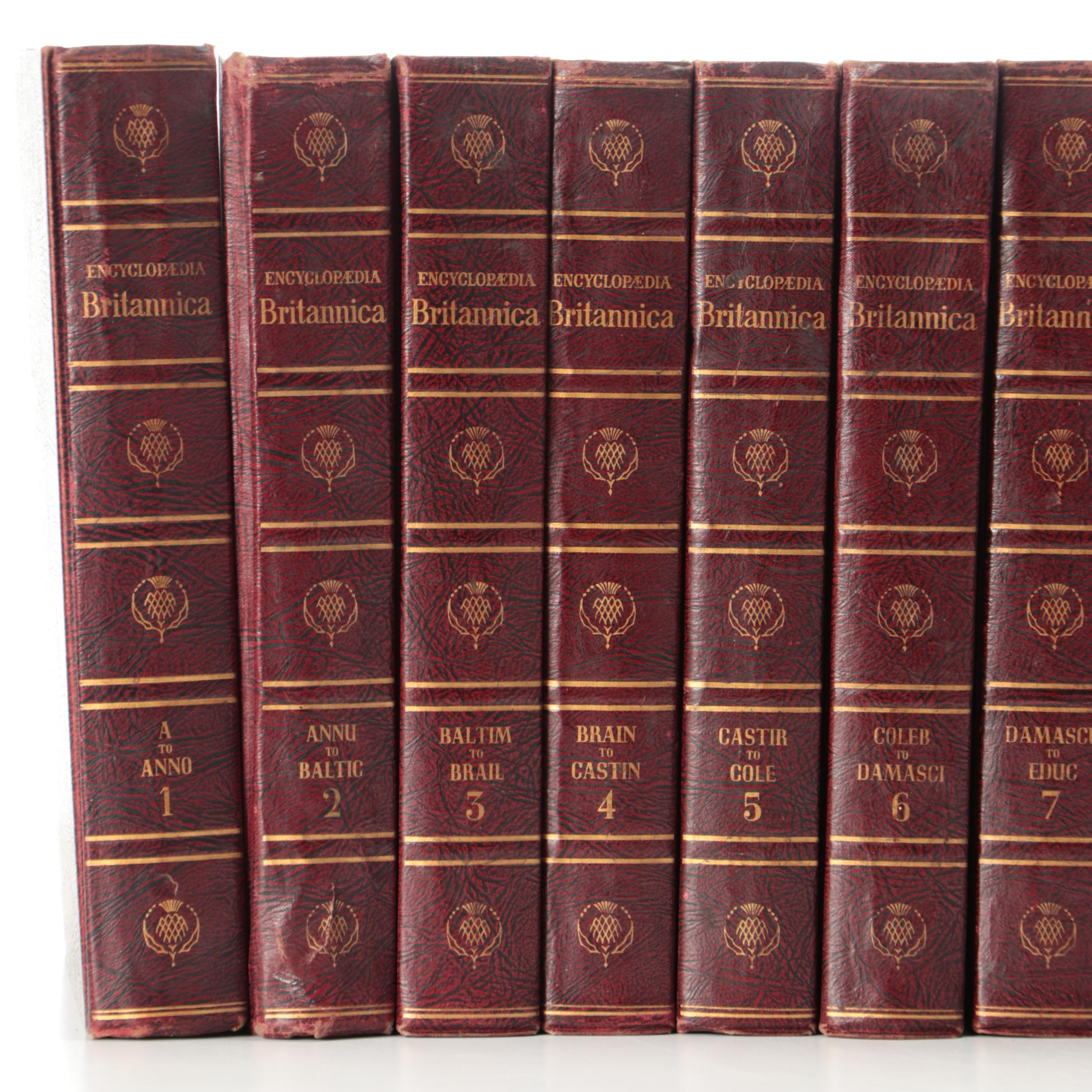 Encyclopedia Britannicas with Britannica Book of the Year, Partial Sets