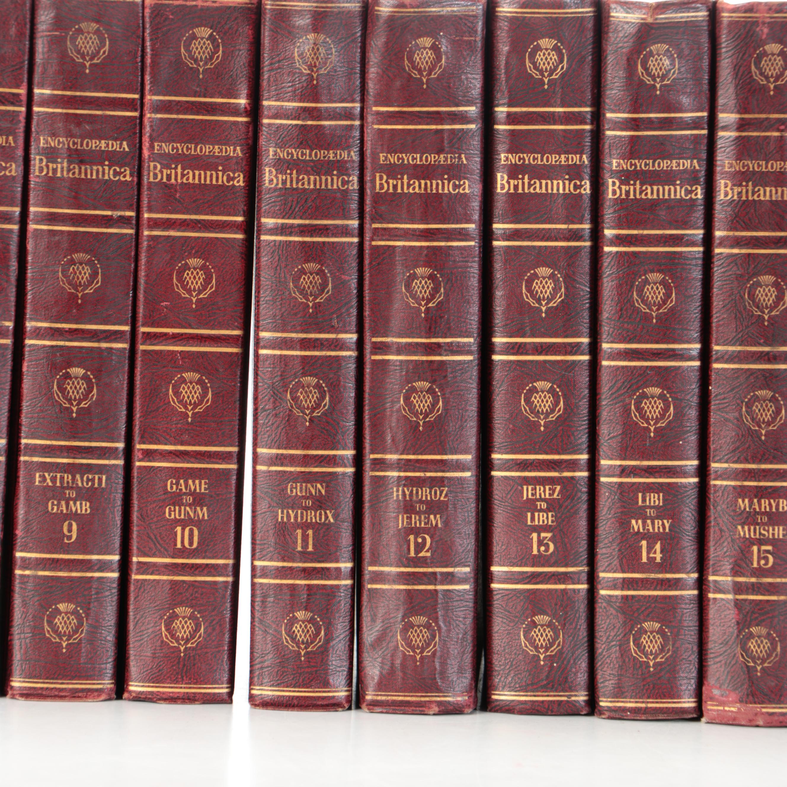 Encyclopedia Britannicas with Britannica Book of the Year, Partial Sets
