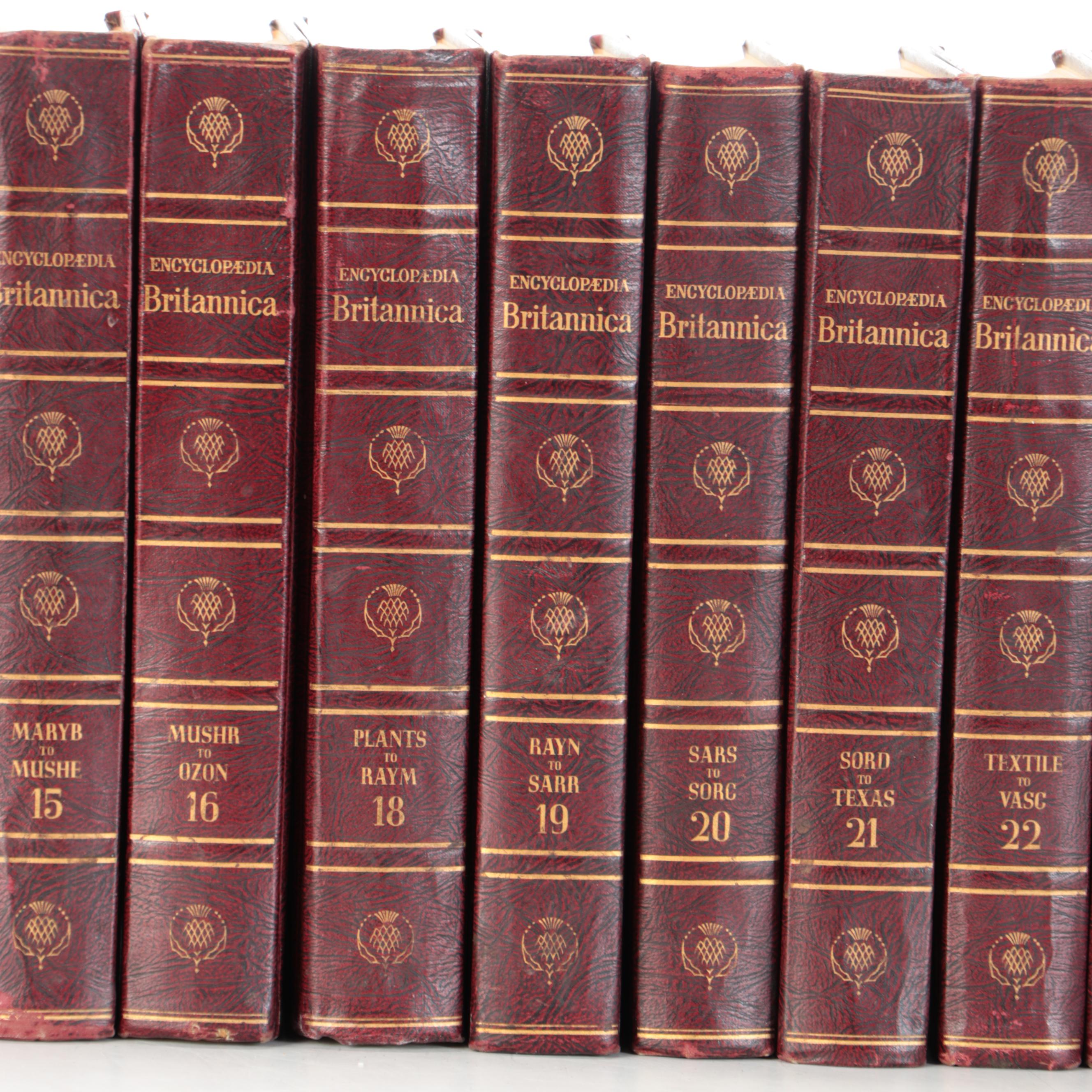 Encyclopedia Britannicas with Britannica Book of the Year, Partial Sets
