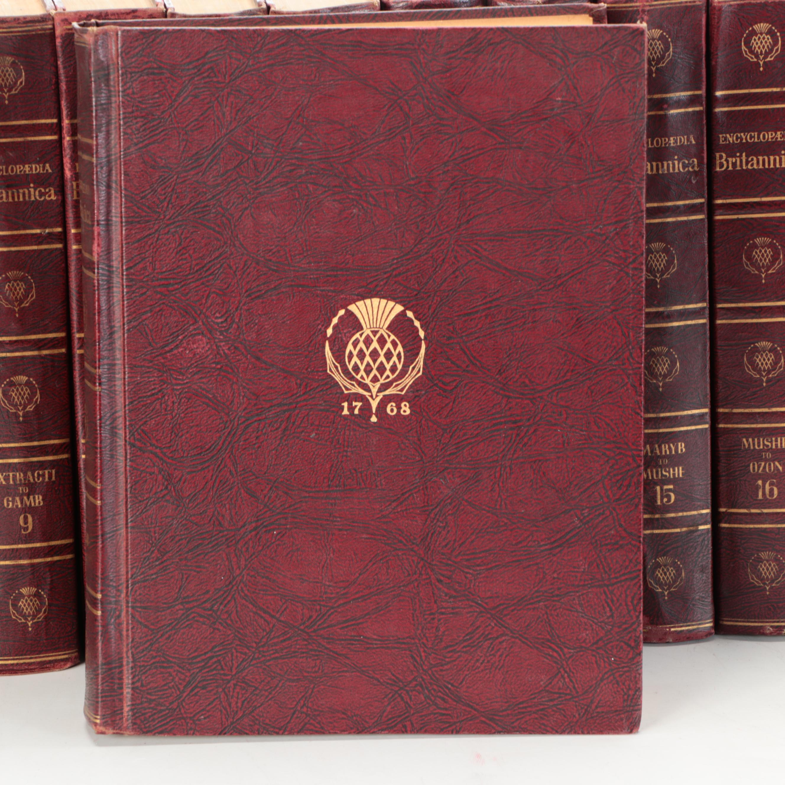 Encyclopedia Britannicas with Britannica Book of the Year, Partial Sets
