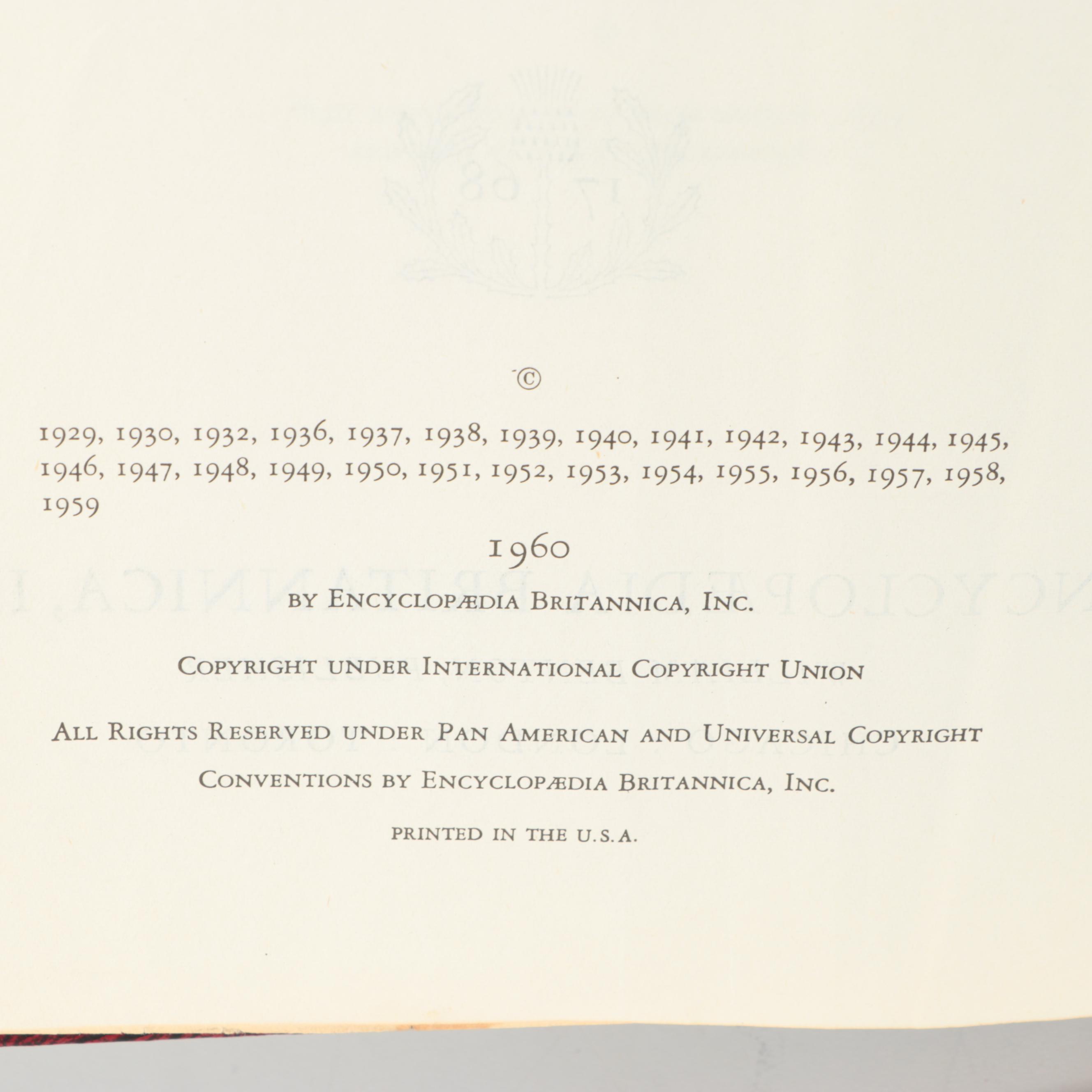 Encyclopedia Britannicas with Britannica Book of the Year, Partial Sets