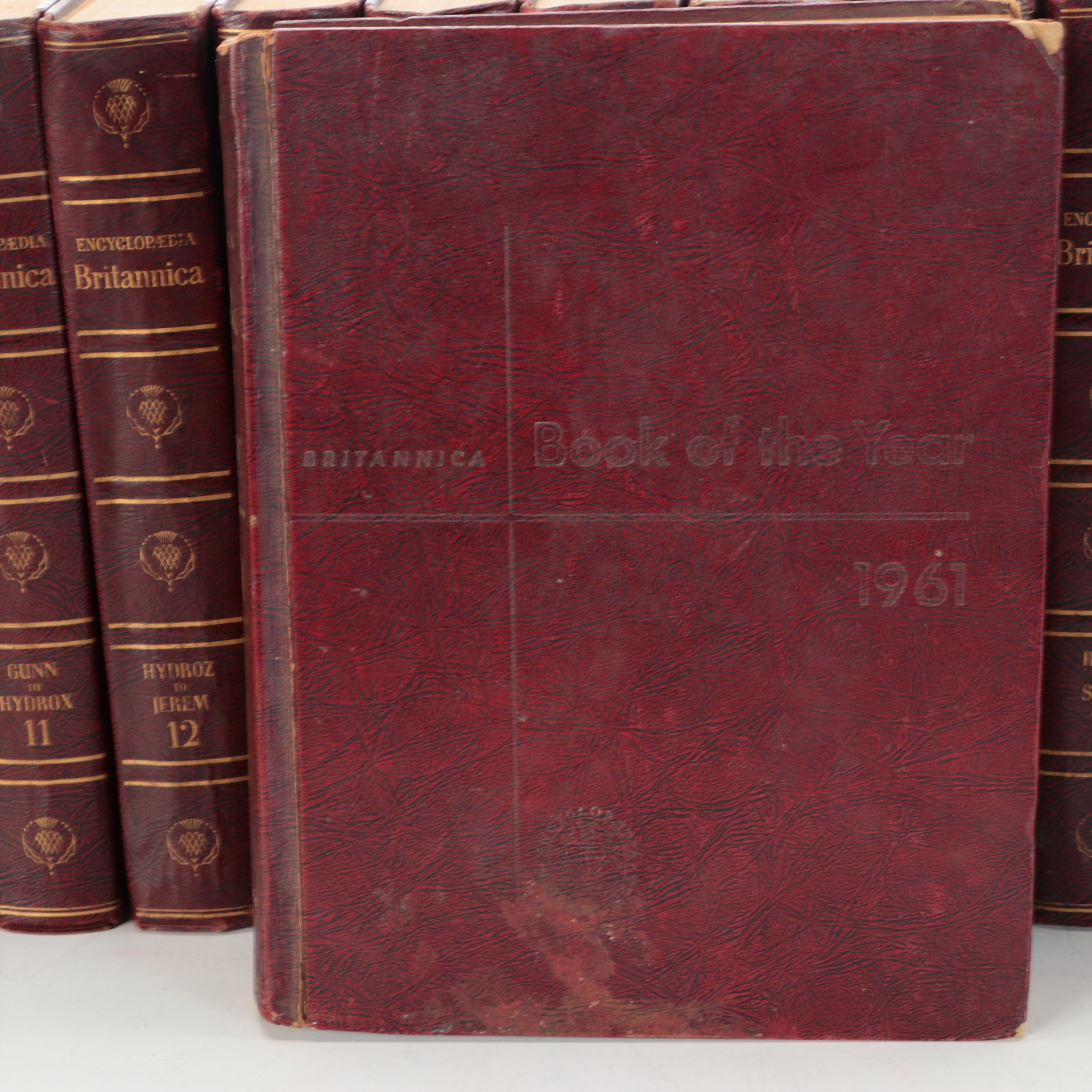 Encyclopedia Britannicas with Britannica Book of the Year, Partial Sets