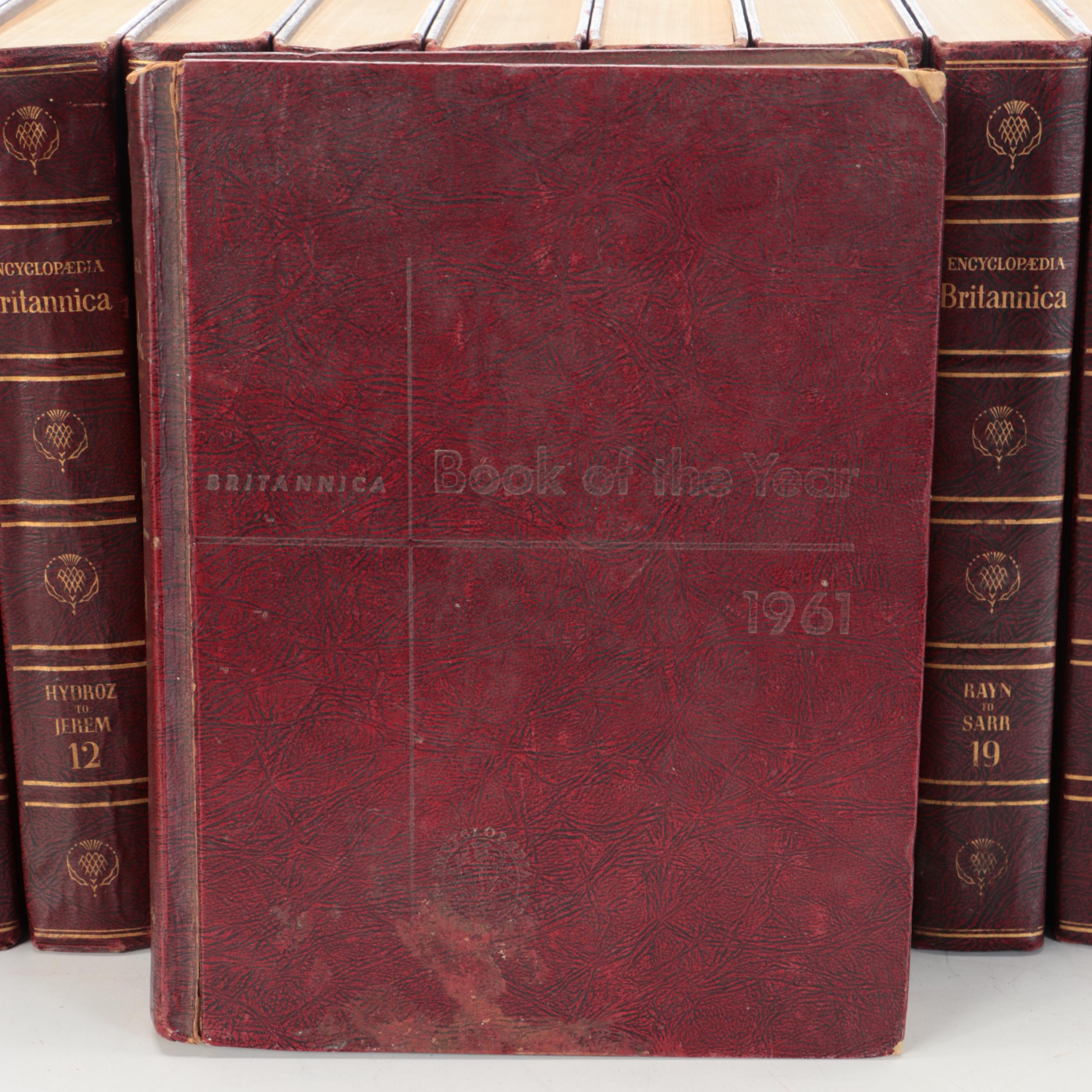 Encyclopedia Britannicas with Britannica Book of the Year, Partial Sets