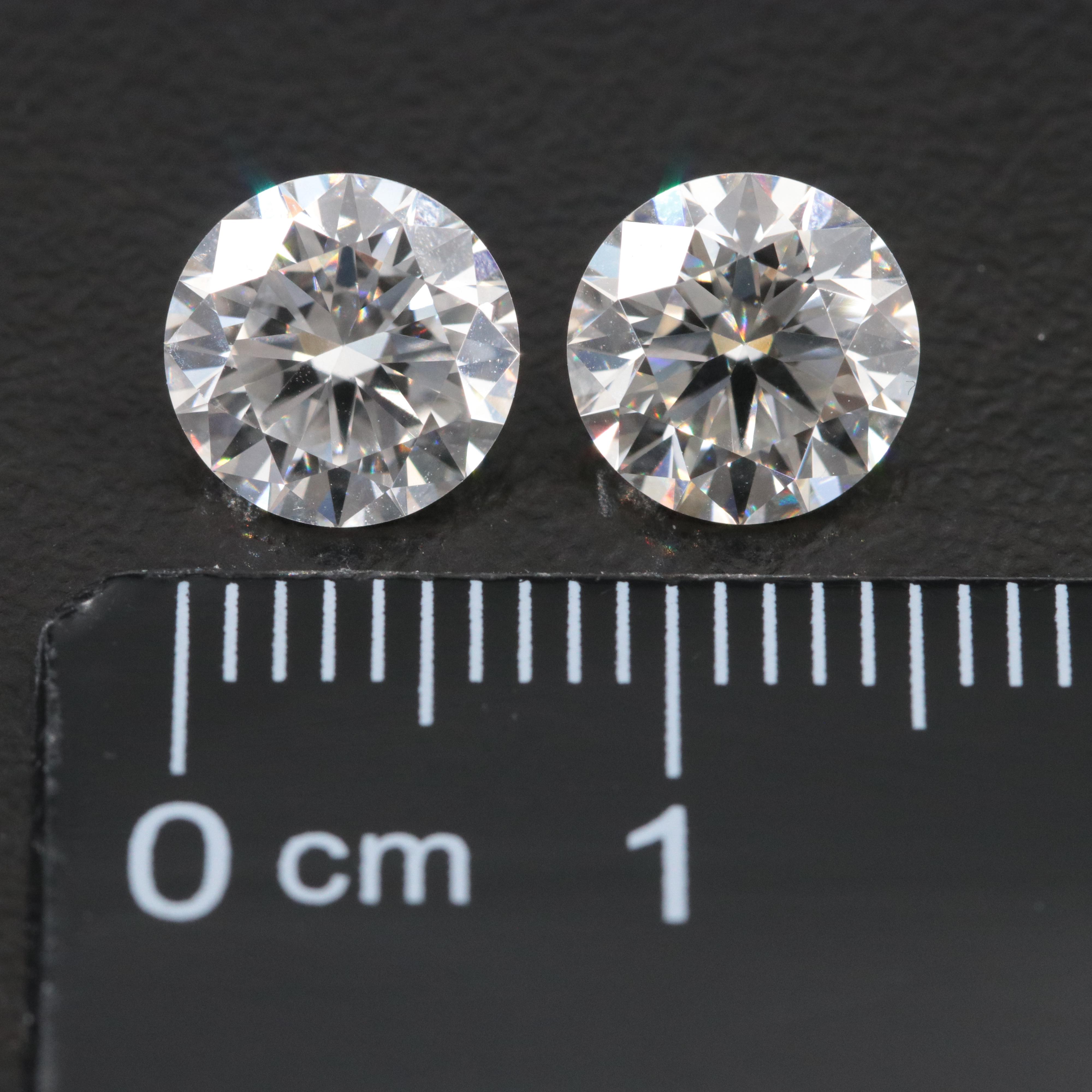 Loose 2.95 CTW Lab Grown Diamond Pair