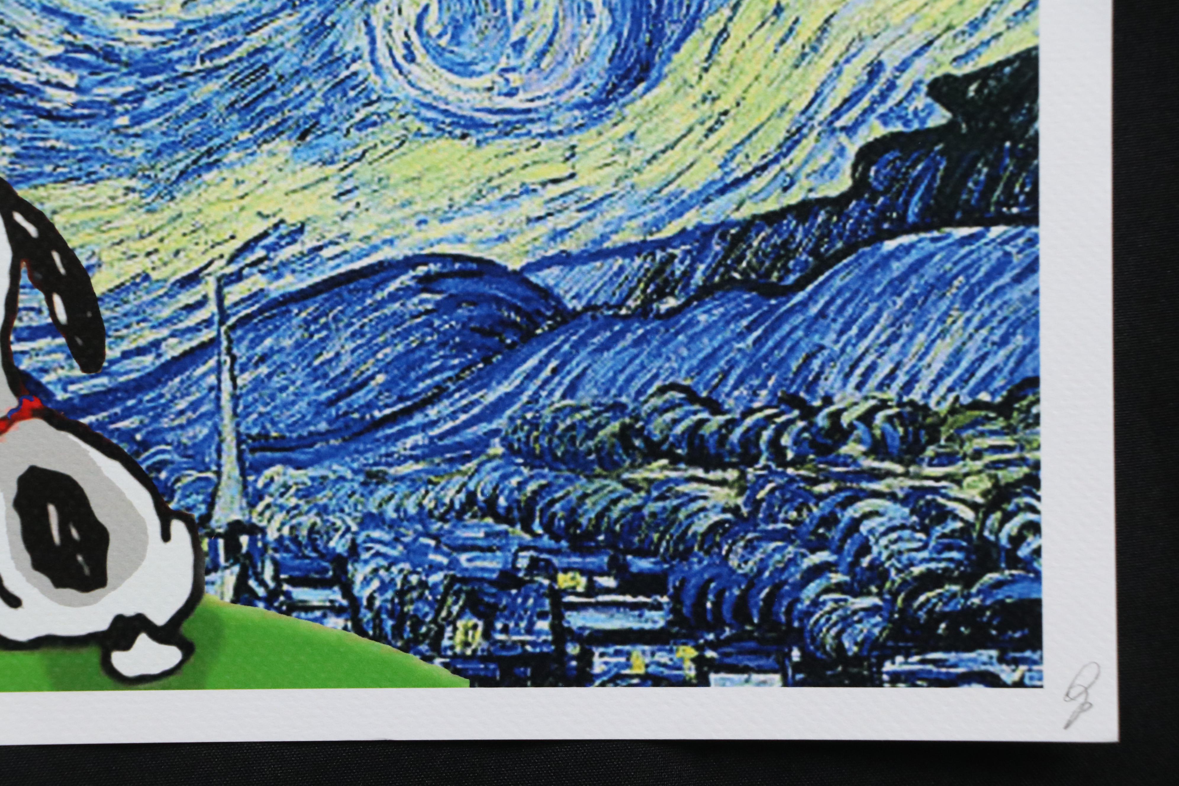 Death NYC Pop Art Digital Graphic Print of Peanuts Characters, 2020