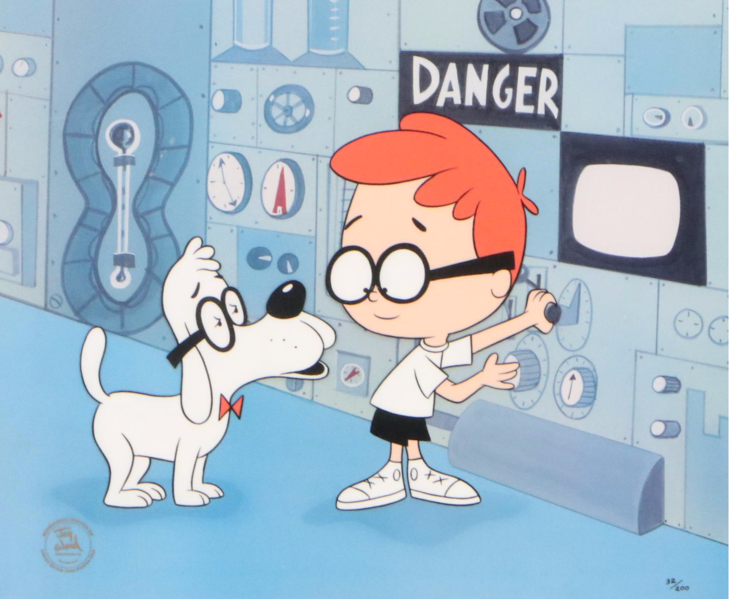 The Adventures of Rocky and Bullwinkle and Friends Sericel "WABAC"