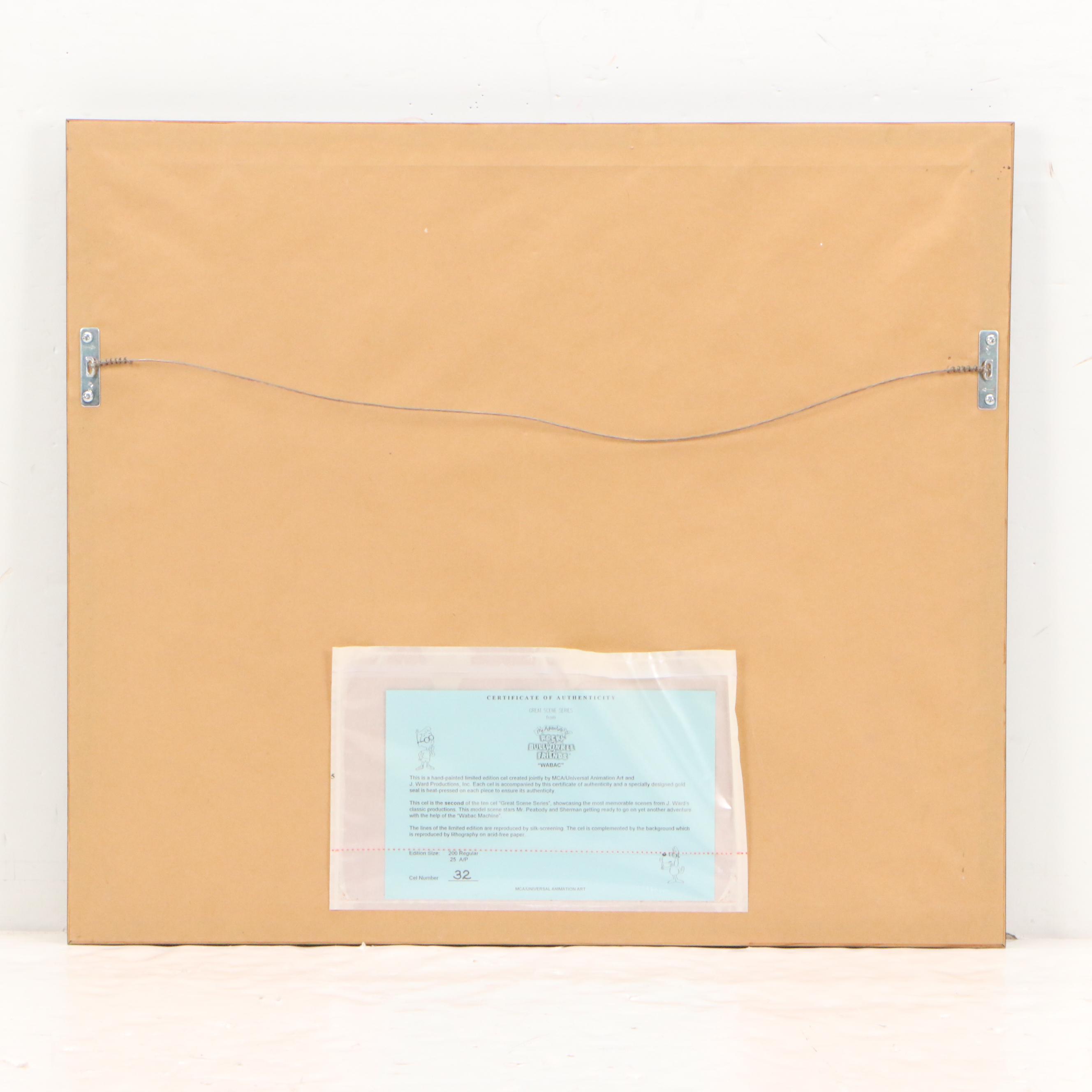 The Adventures of Rocky and Bullwinkle and Friends Sericel "WABAC"