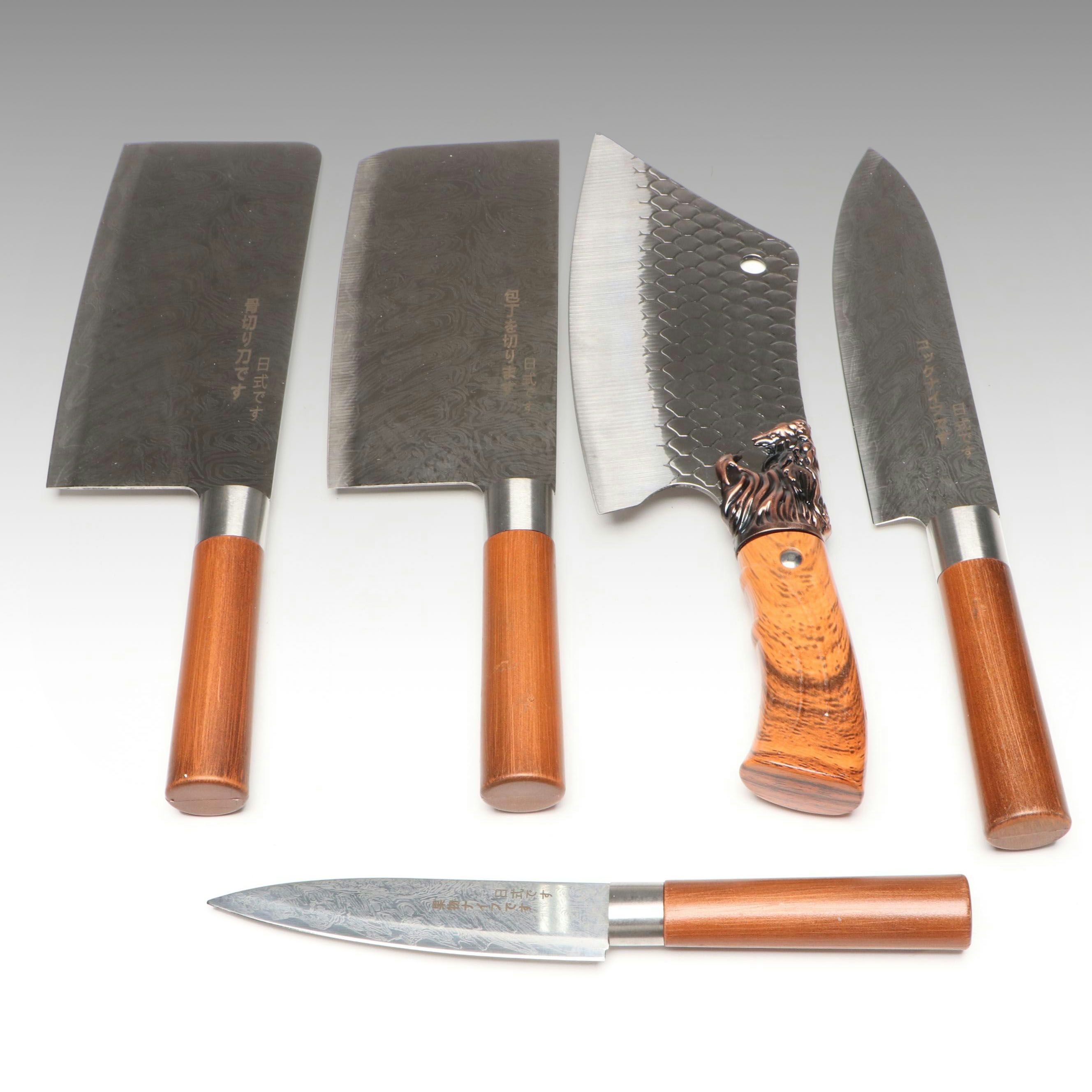 Dragon Scale Chef's Kitchen Knives