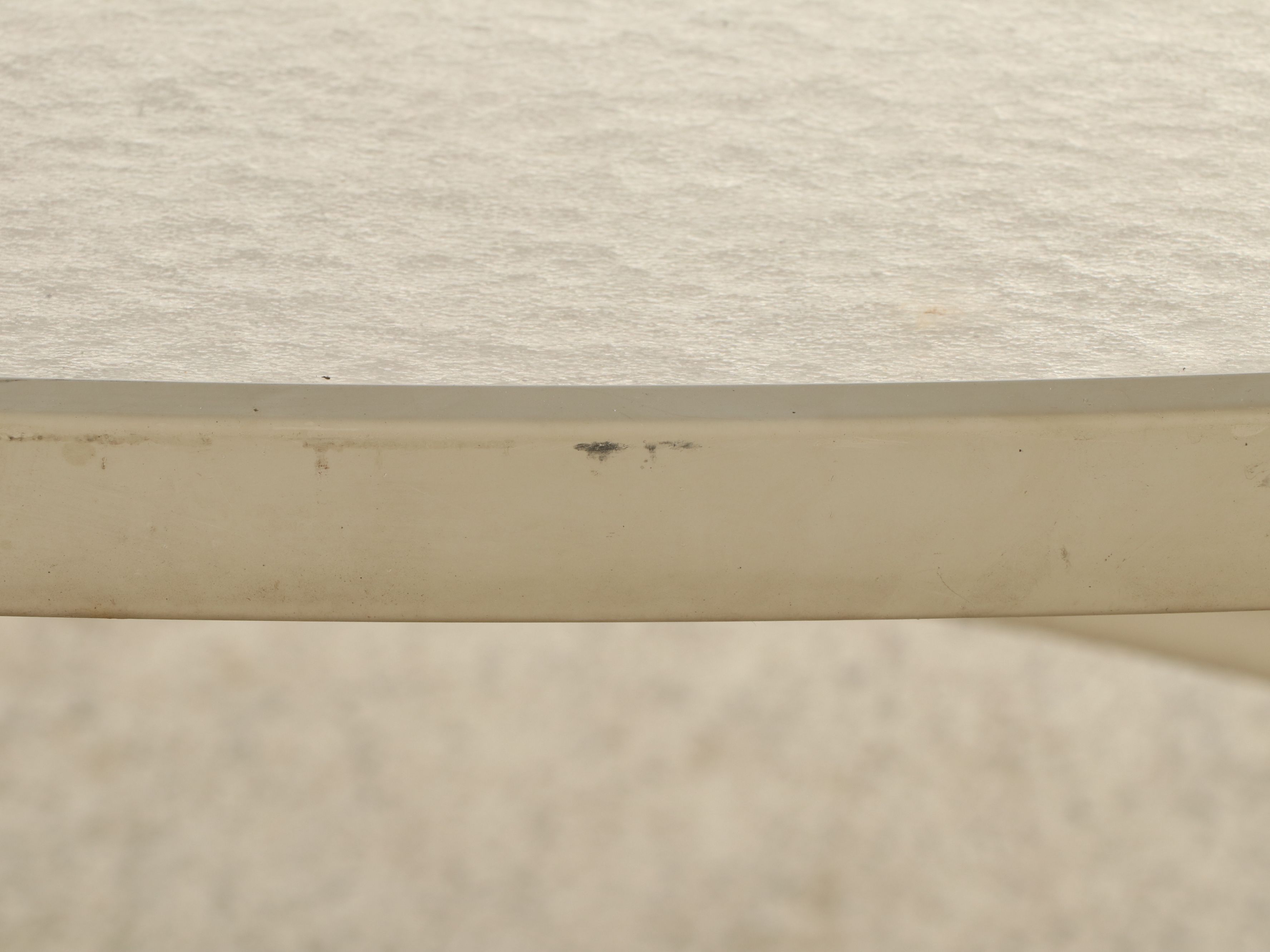 Tropitone Beige Aluminum Oval Dining Table with Swivel Armchairs