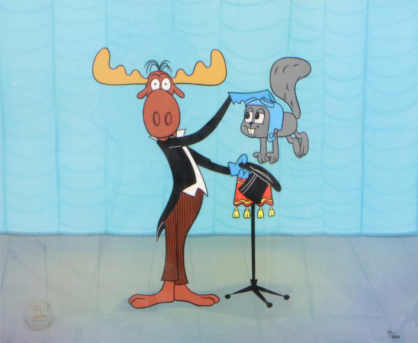 The Adventures of Rocky and Bullwinkle and Friends Sericel "This Time For Sure"