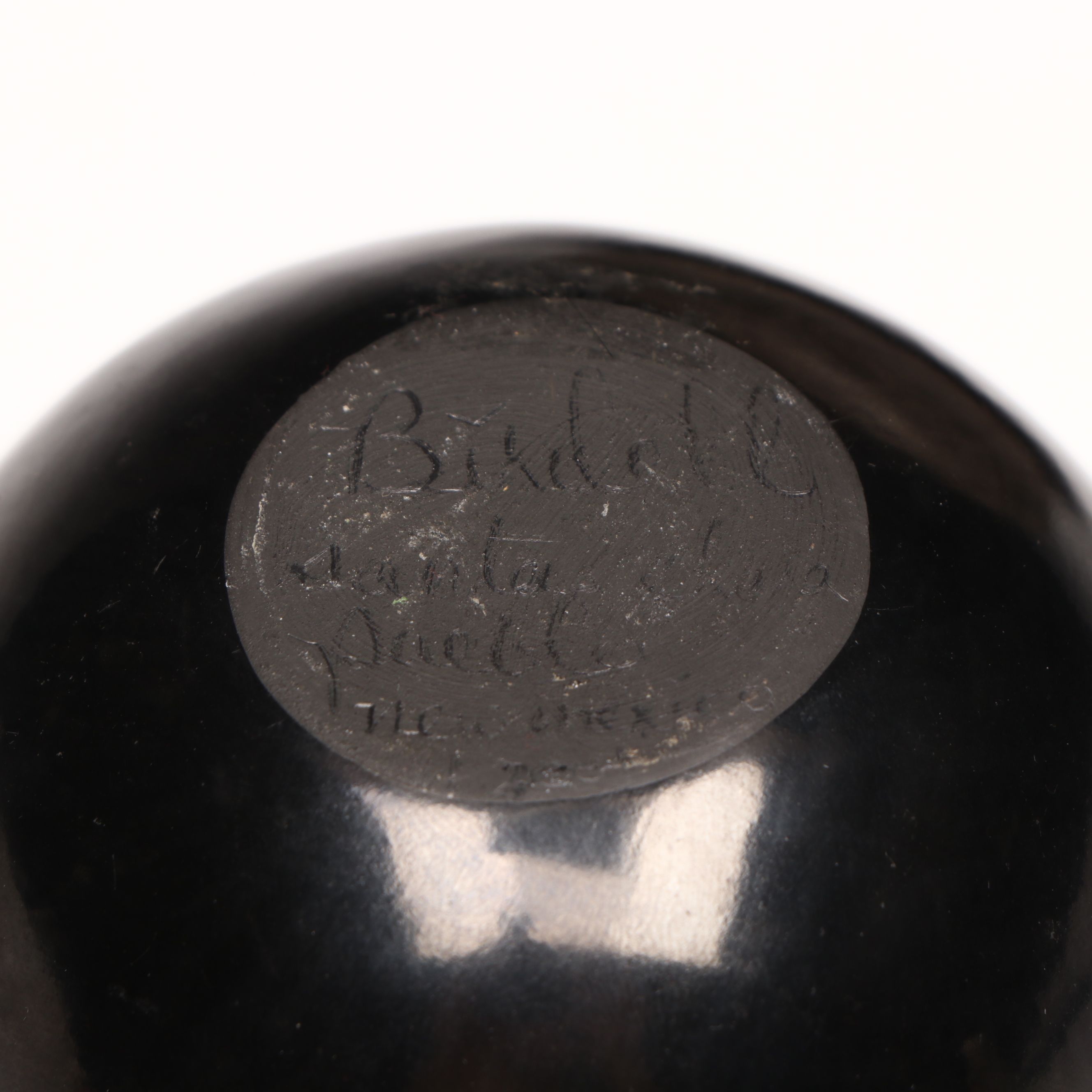 Santa Clara Pueblo with Artist Signed Gourd Shape and More vases