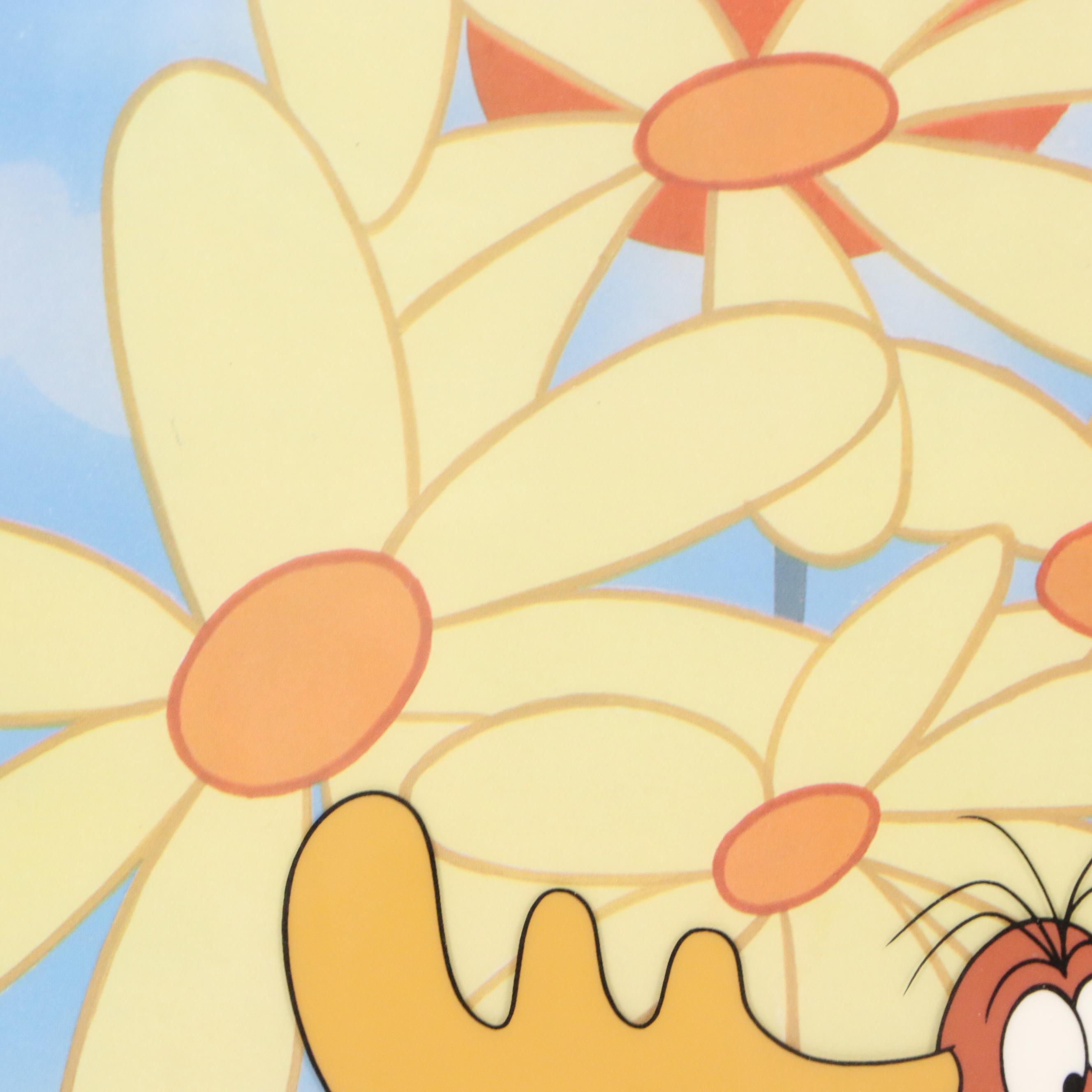 June Foray Signed Sericel "Pushing Up Daises," 1995