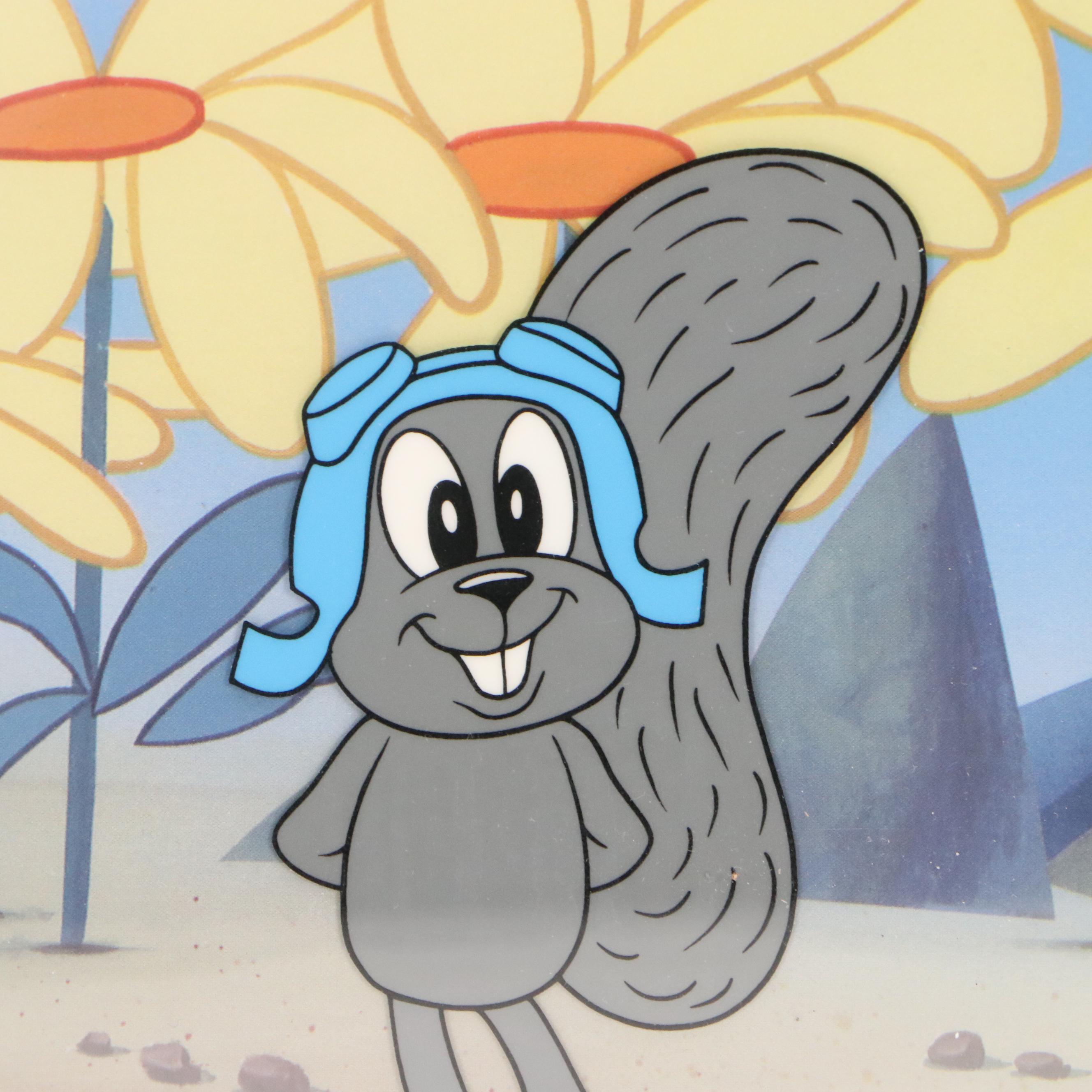 June Foray Signed Sericel "Pushing Up Daises," 1995