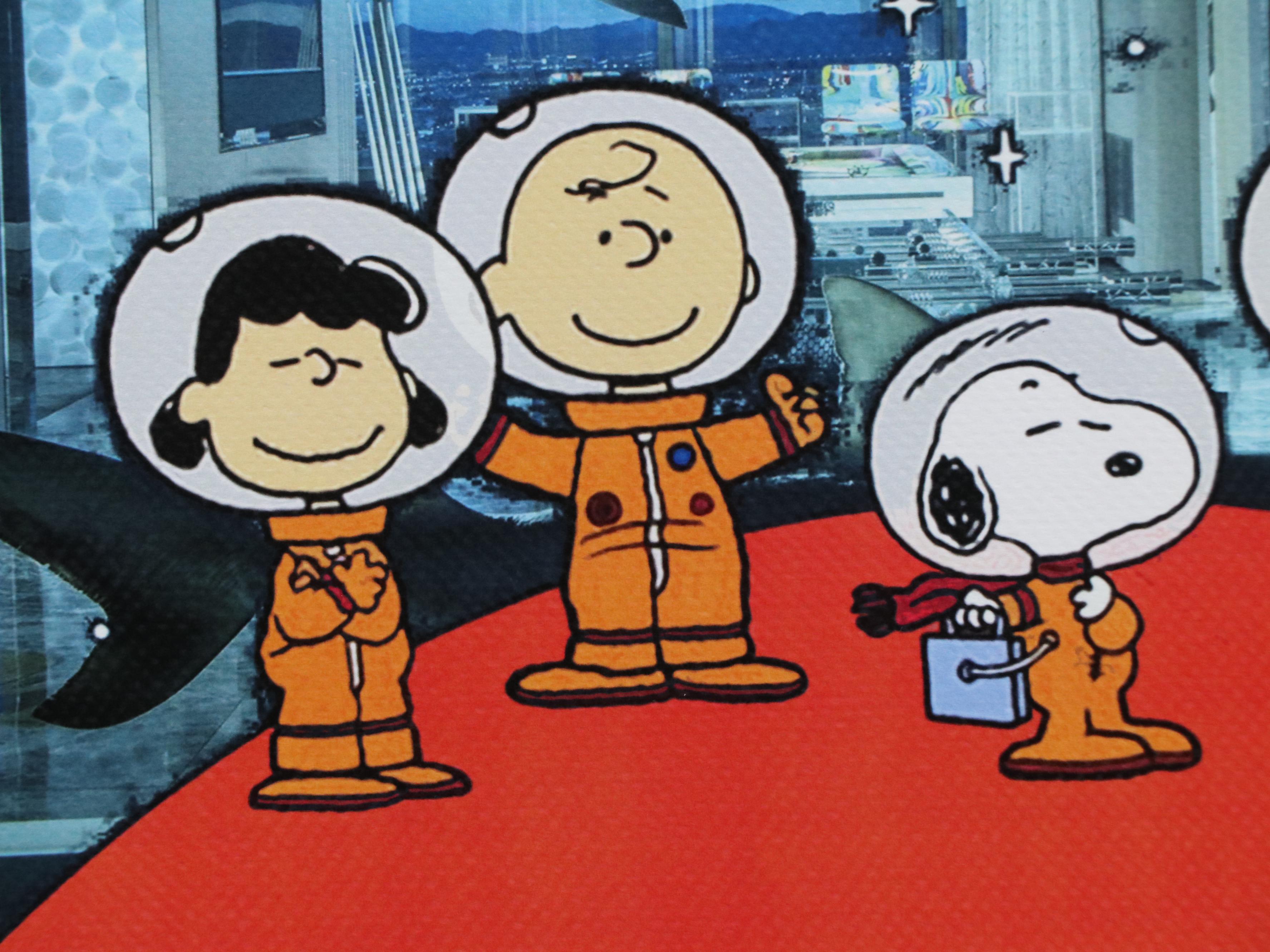 Death NYC Pop Art Digital Graphic Print Homage to Peanuts x Damien Hurst, 2020