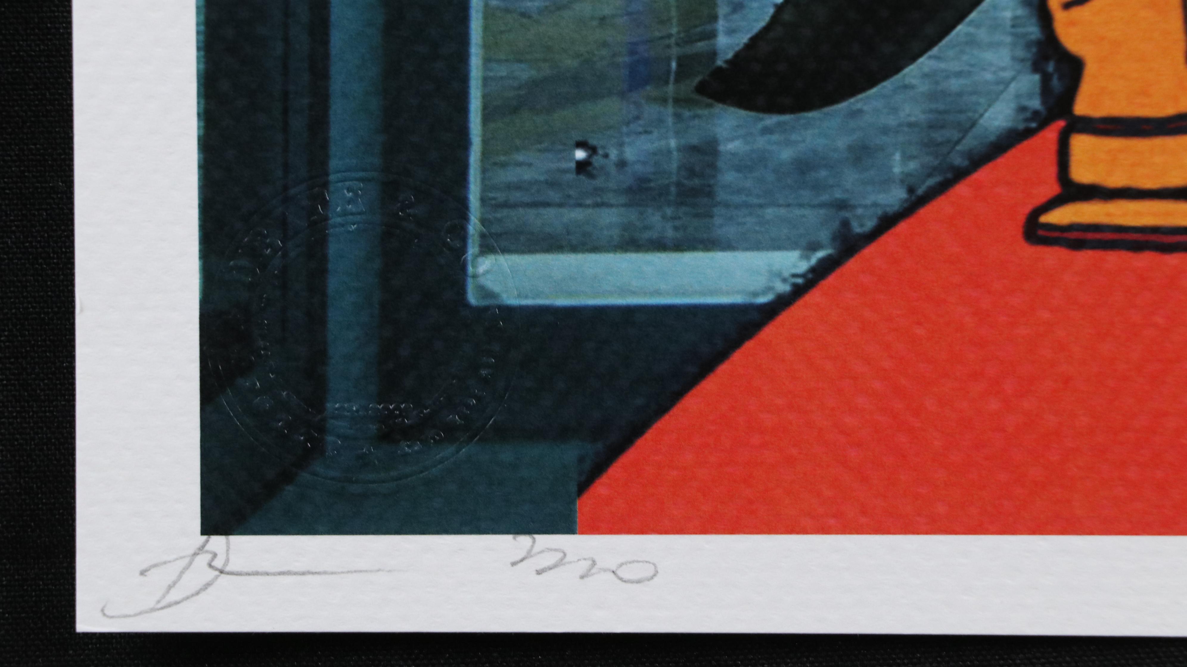 Death NYC Pop Art Digital Graphic Print Homage to Peanuts x Damien Hurst, 2020