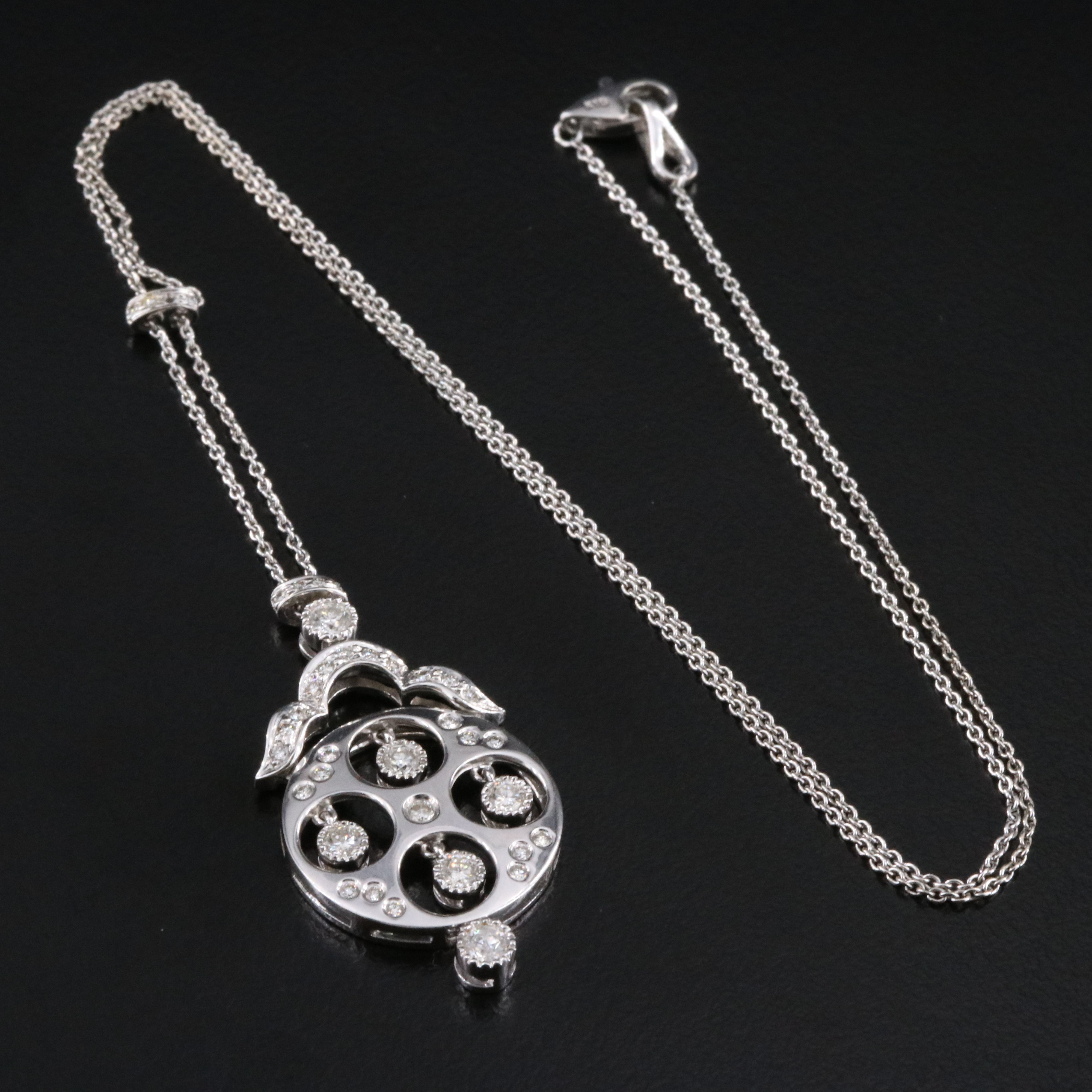 18K .074 CTW Diamond Necklace