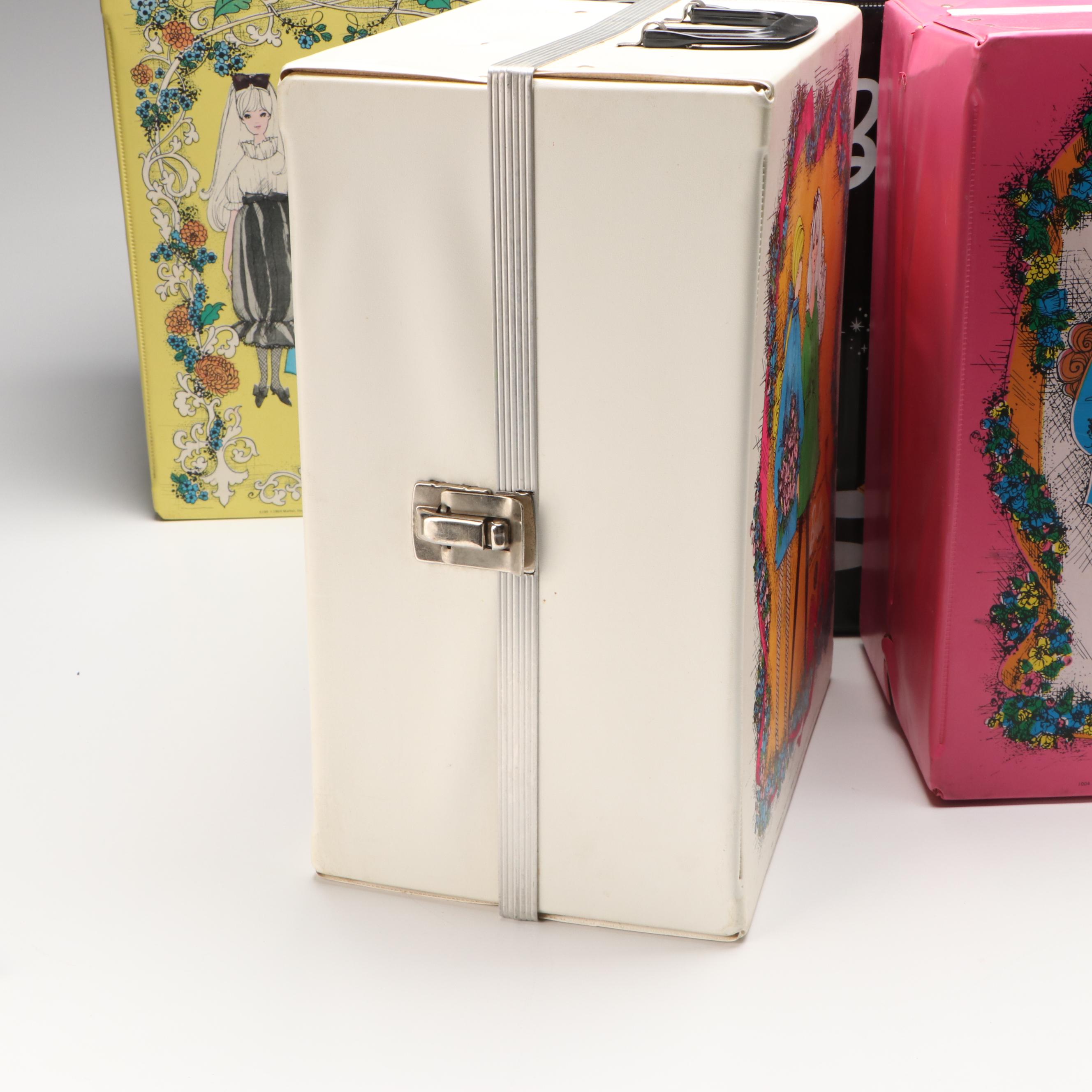 Mattel Barbie Vinyl Doll Trunks, Mid-20th Century