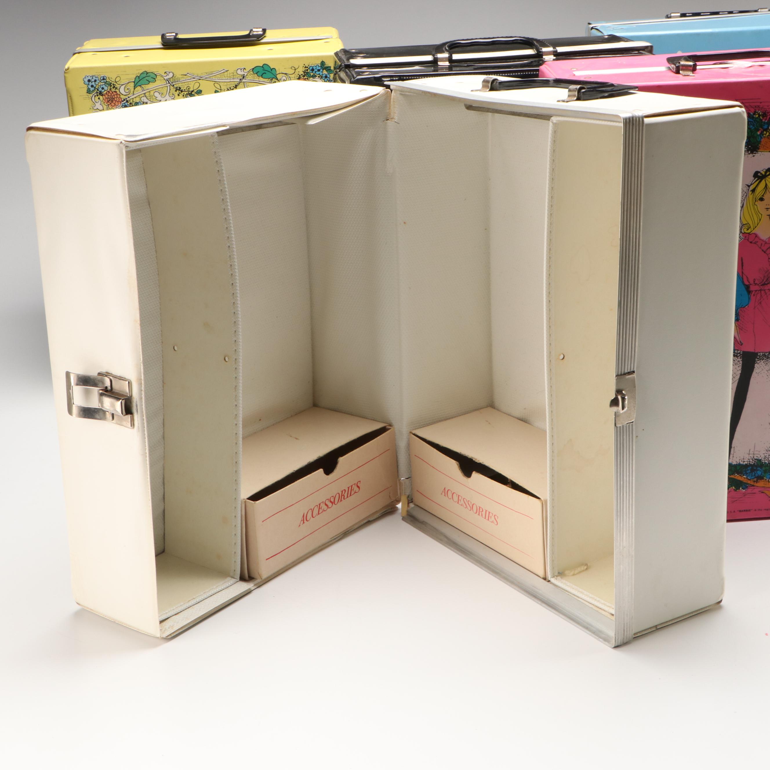 Mattel Barbie Vinyl Doll Trunks, Mid-20th Century