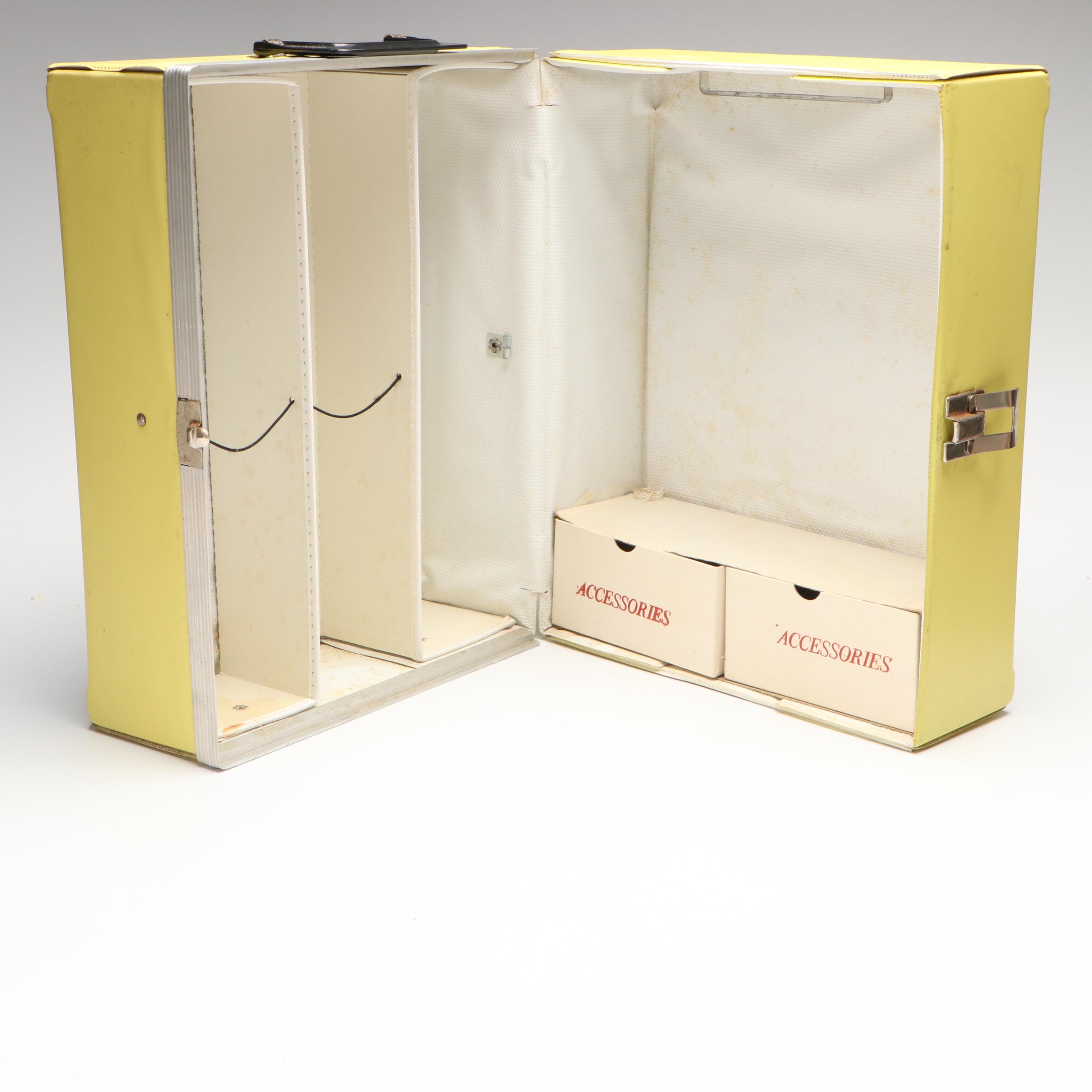 Mattel Barbie Vinyl Doll Trunks, Mid-20th Century
