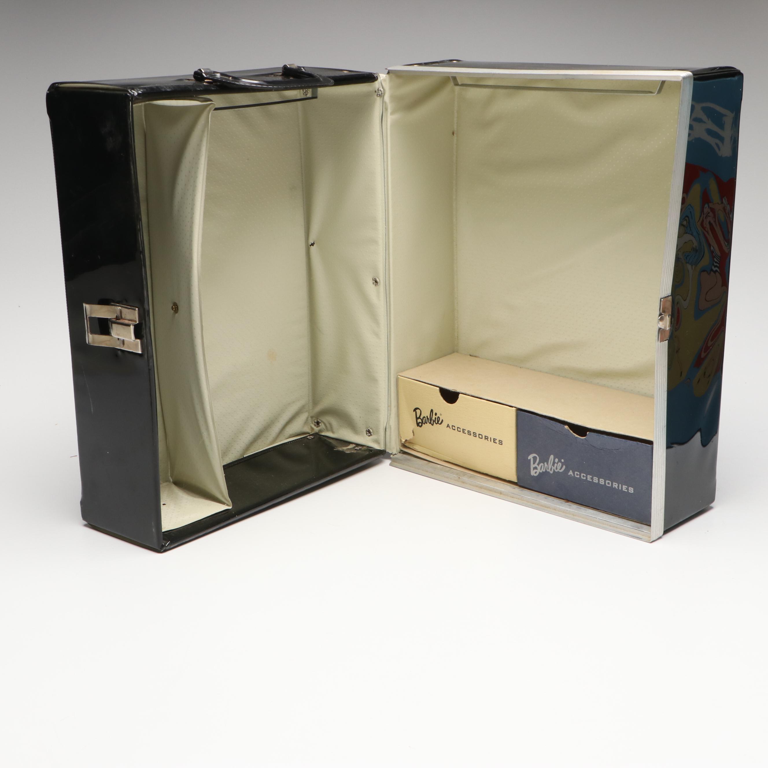 Mattel Barbie Vinyl Doll Trunks, Mid-20th Century