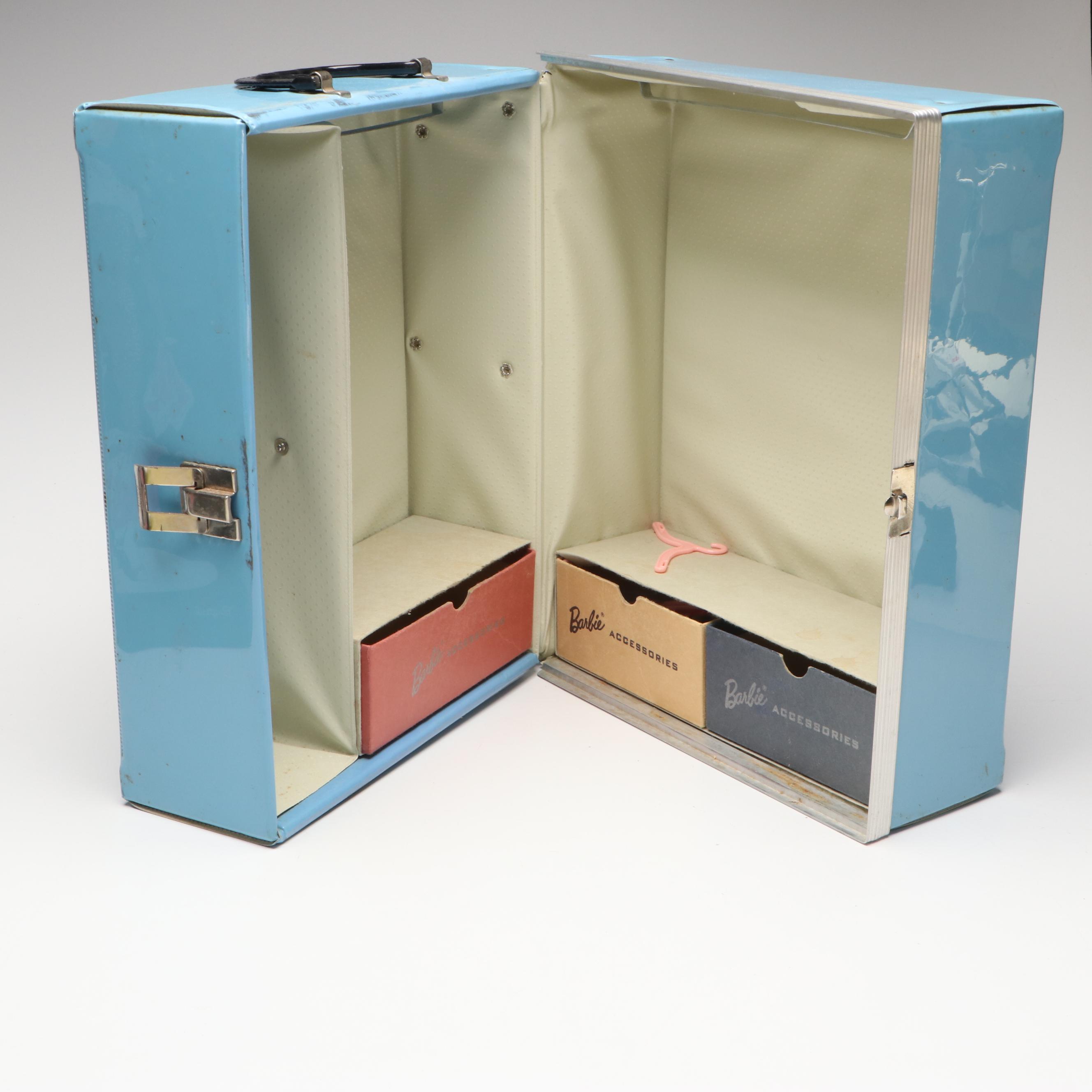 Mattel Barbie Vinyl Doll Trunks, Mid-20th Century